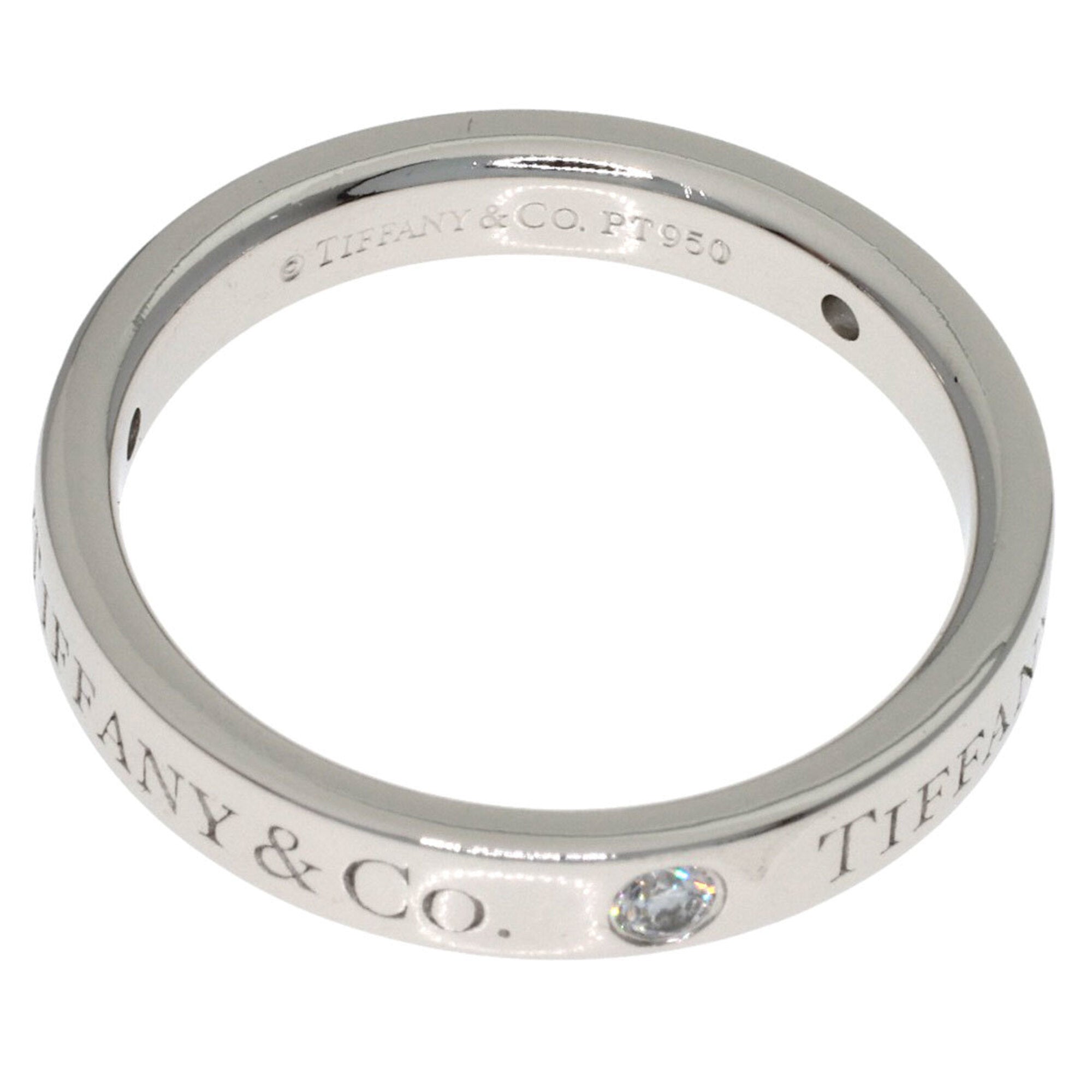 Tiffany Platinum 950 Band Ring (Pre-Owned)