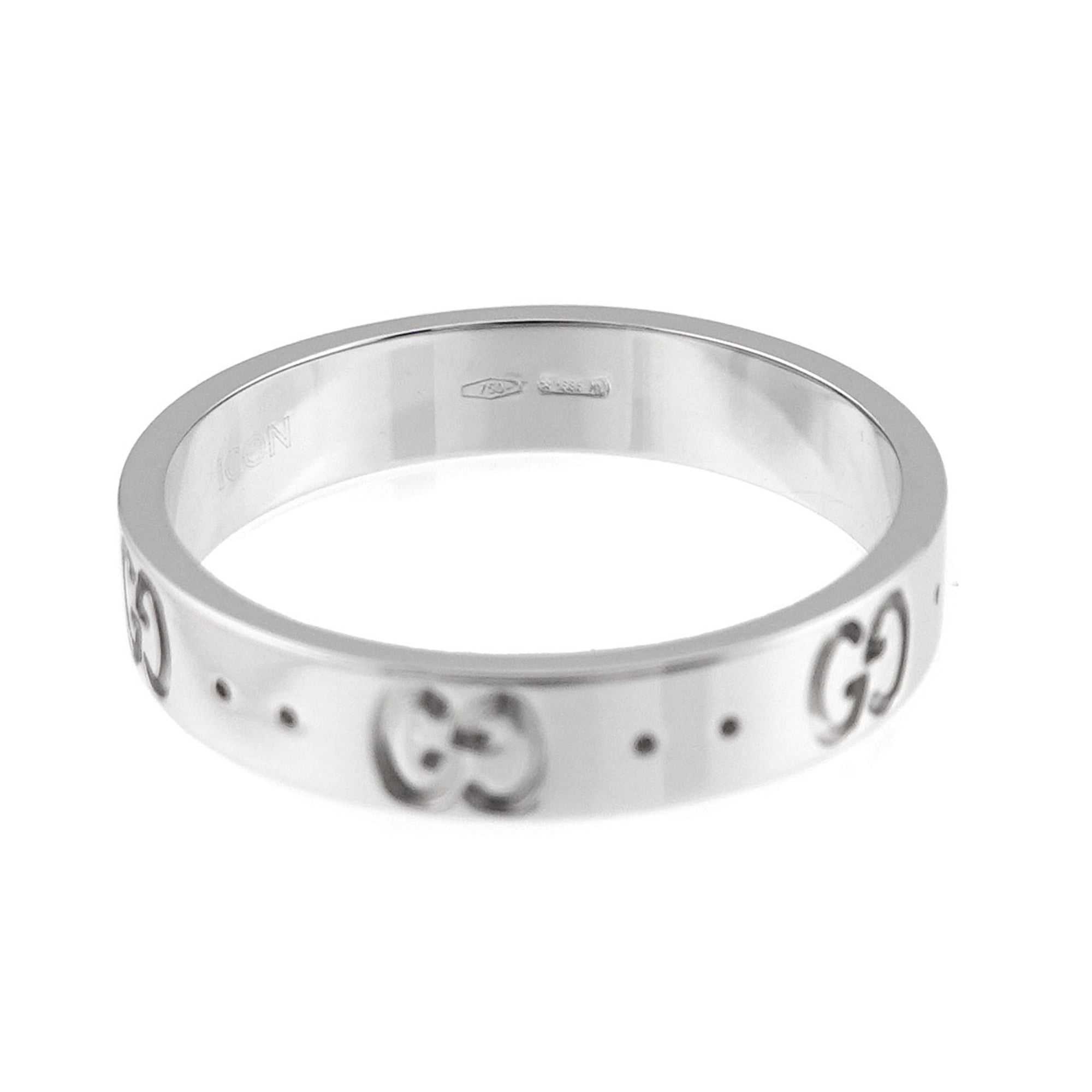 Gucci White Gold (18K) Band Ring (Pre-Owned)