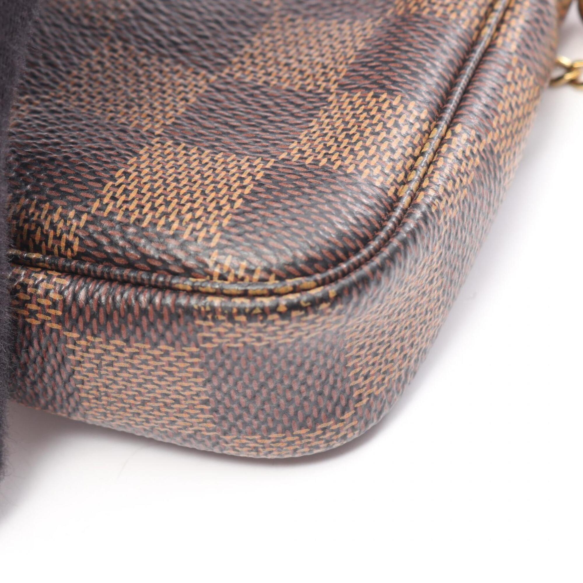 Louis Vuitton Brown Coated Canvas Leather Handbag (Pre-Owned)