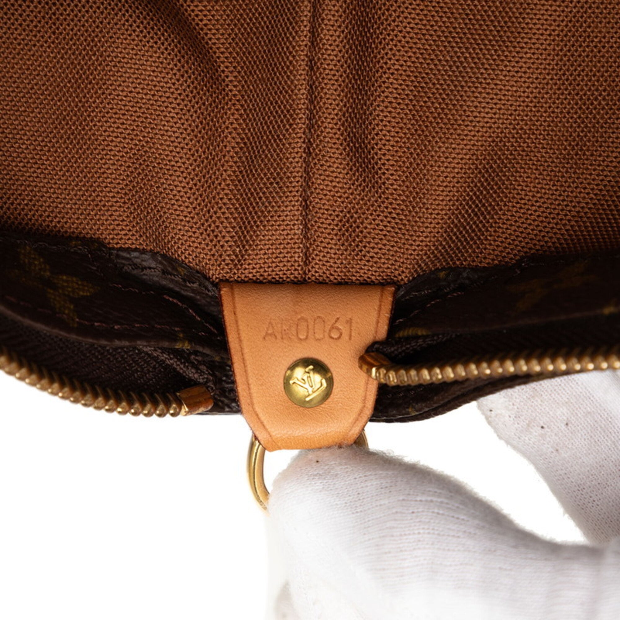 Louis Vuitton Brown Pvc Leather Shoulder Bag Tote Bag (Pre-Owned)