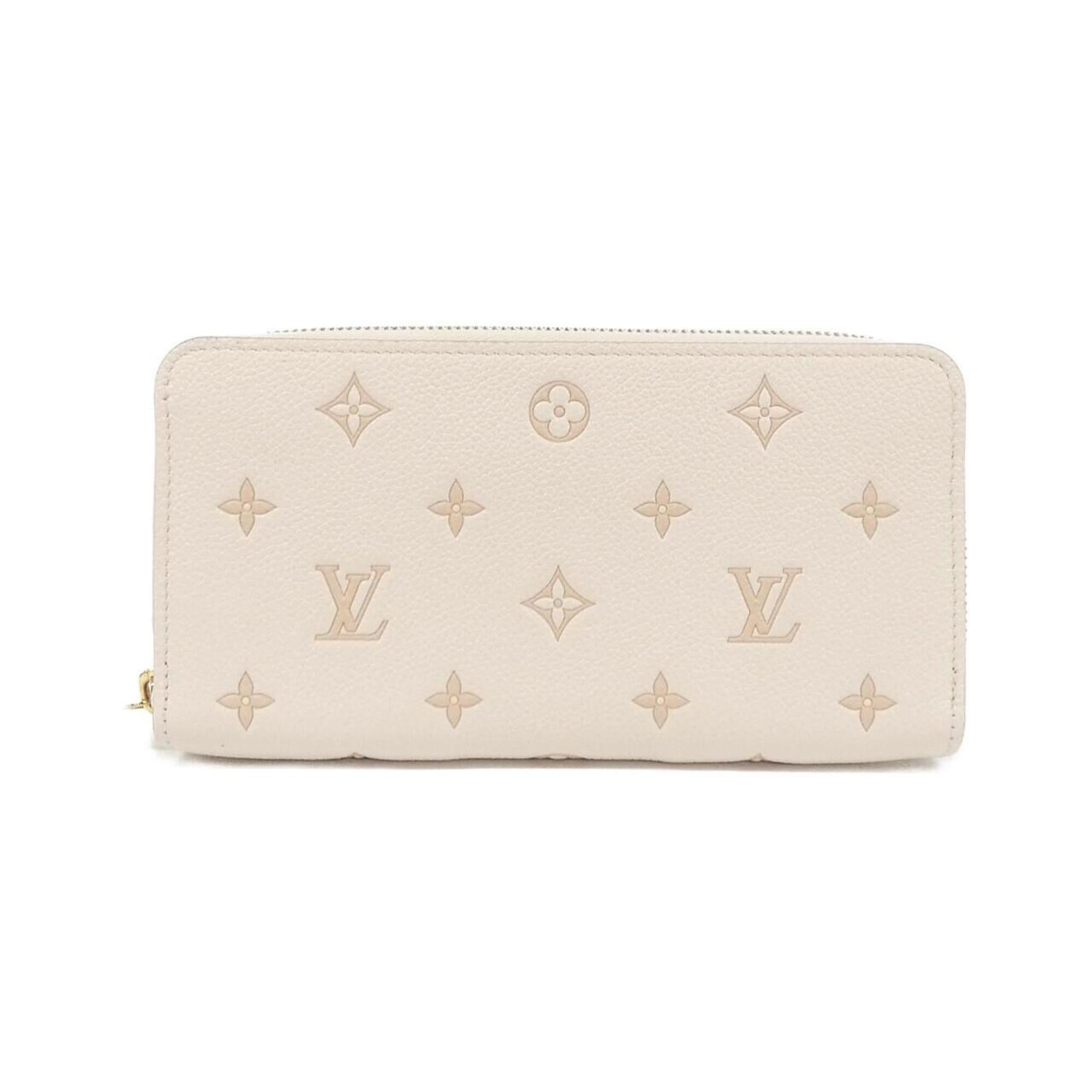 Louis Vuitton Monogram Empreinte Bicolor White Monogram Empreinte Long Wallet (Bi-Fold) (Pre-Owned)