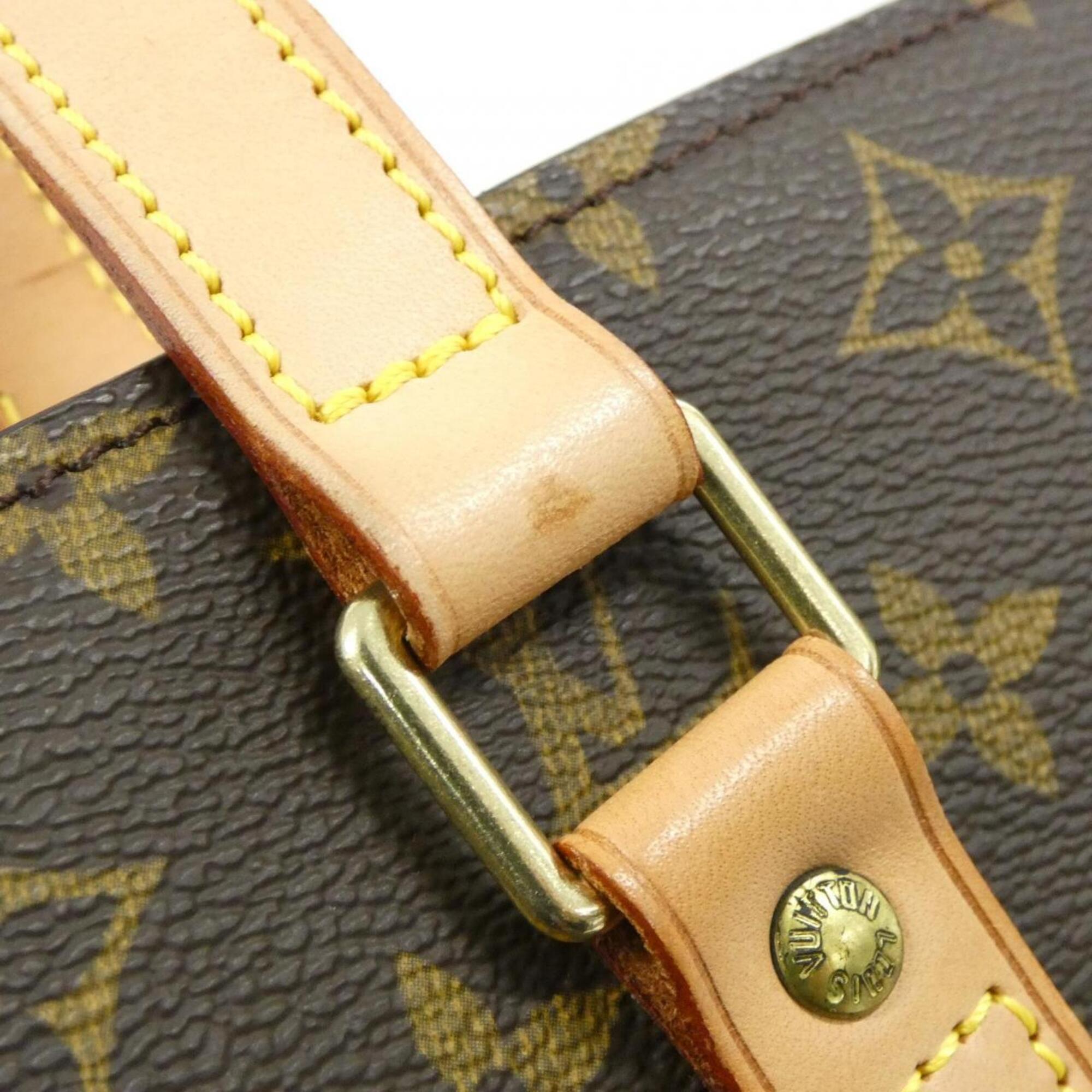 Louis Vuitton Marron Coated Canvas Handbag (Pre-Owned)