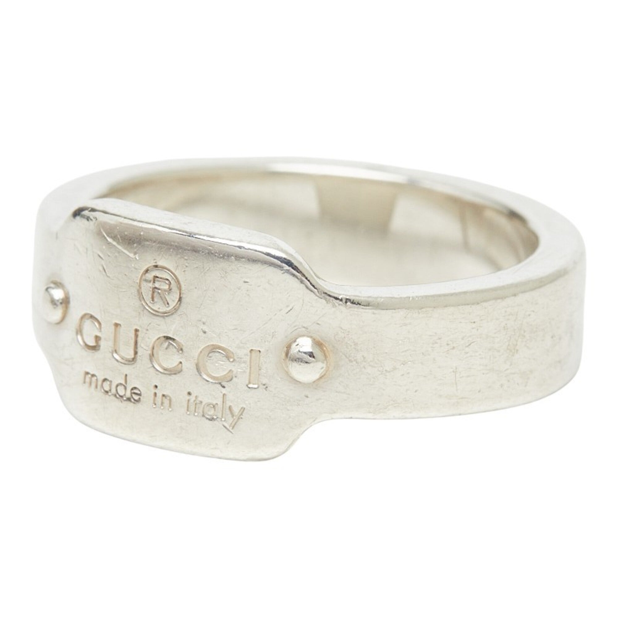 Gucci Silver 925 Band Ring (Pre-Owned)