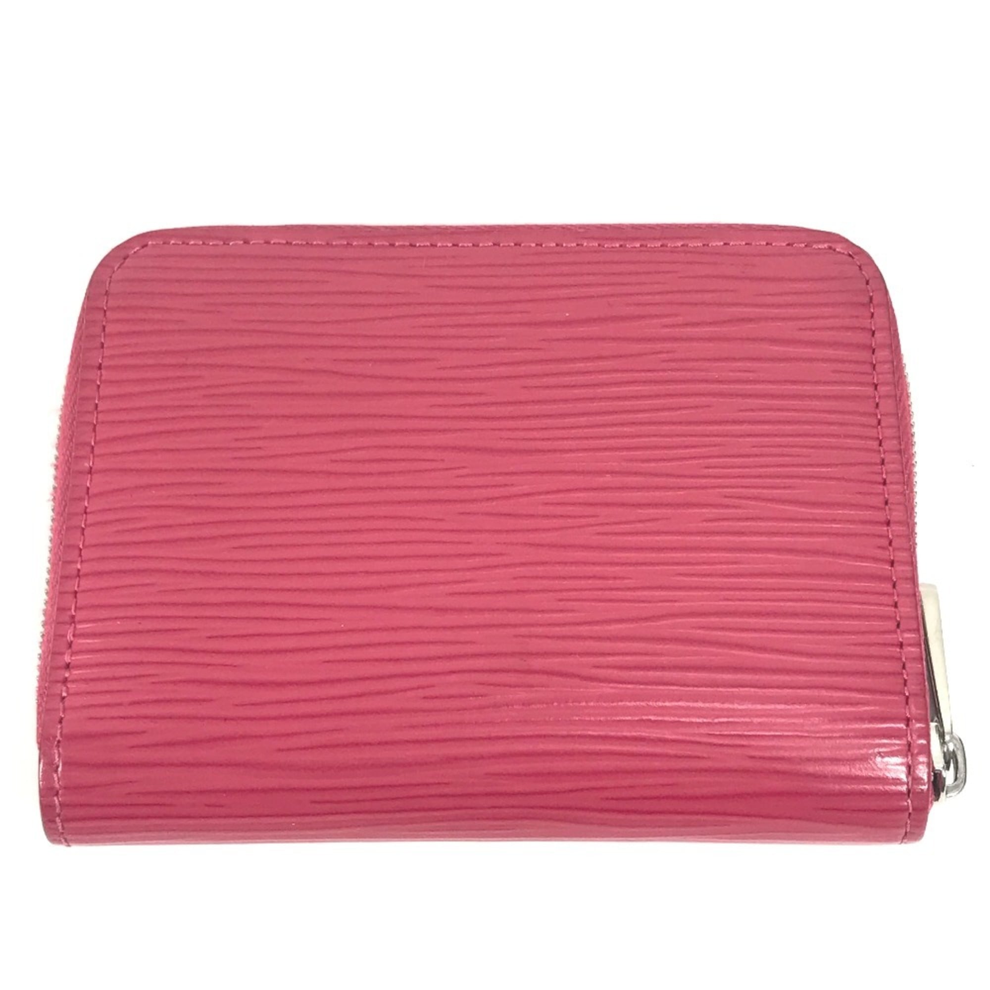 Louis Vuitton Fuchsia Pink Pink Epi Leather Coin Purse/Coin Case (Pre-Owned)