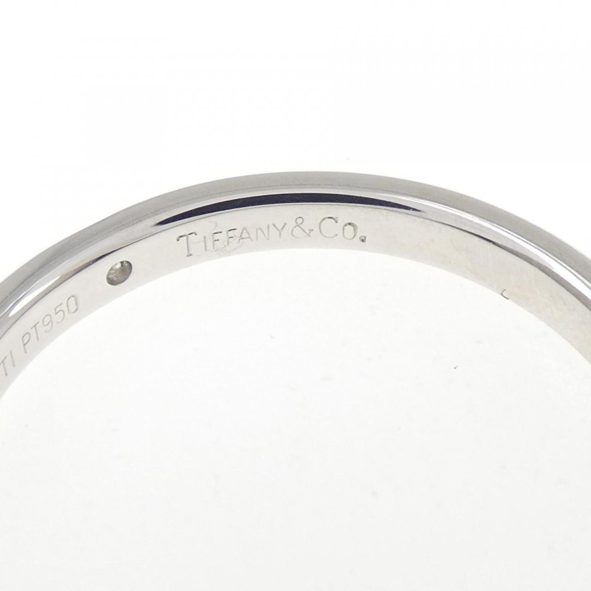 Tiffany Platinum Platinum 950 Band Ring (Pre-Owned)