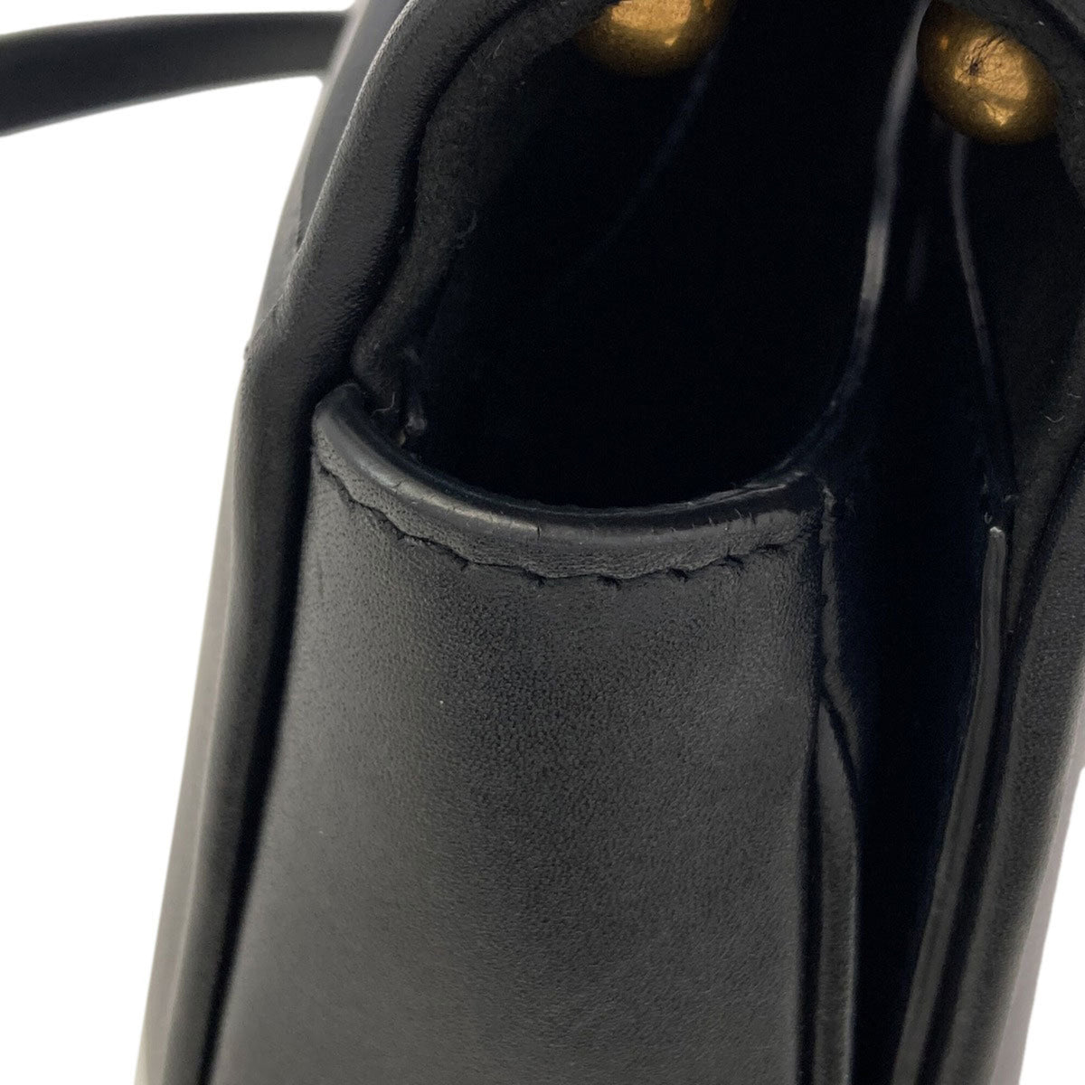 Fendi Black Leather Shoulder Bag (Pre-Owned)