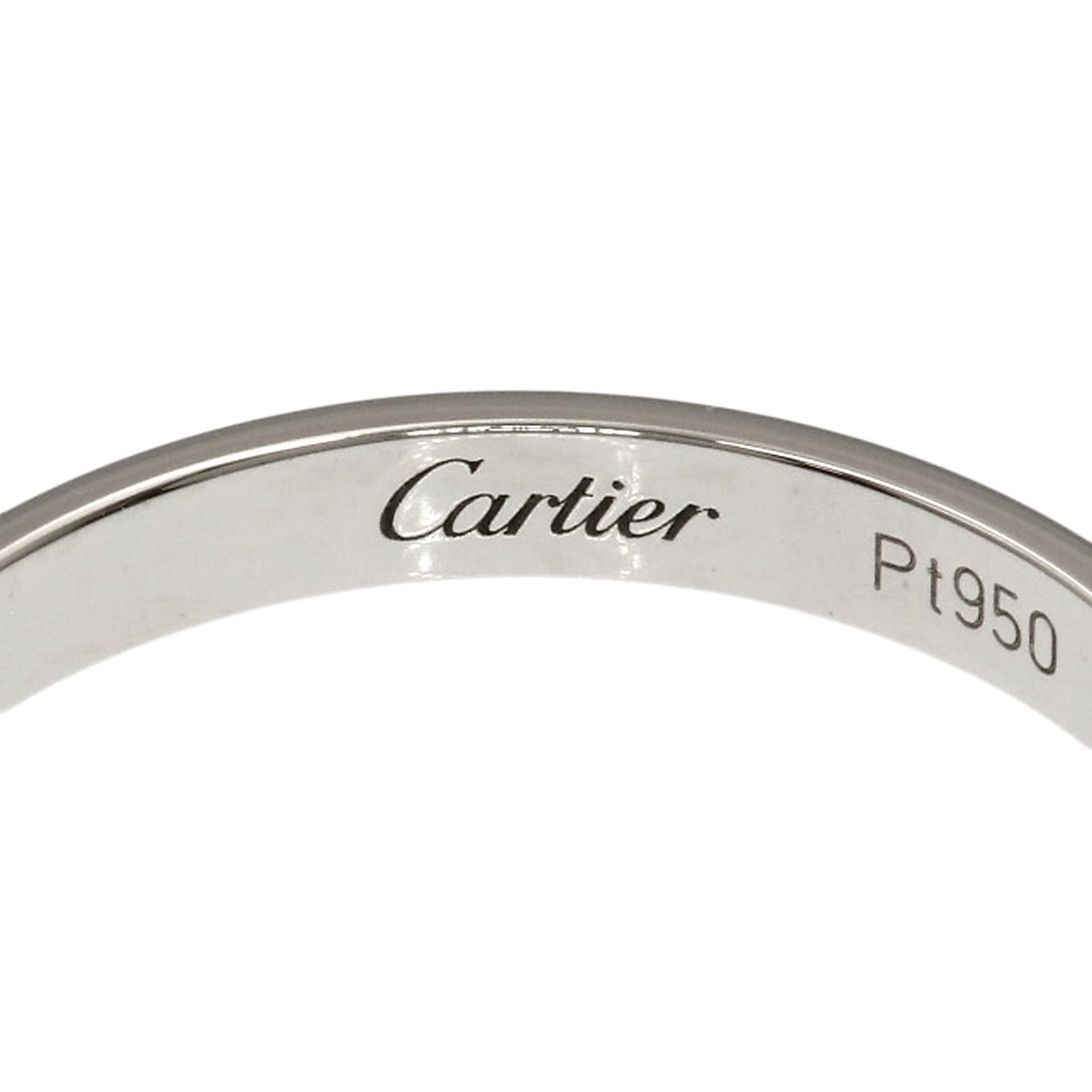 Cartier Platinum 950 Band Ring (Pre-Owned)