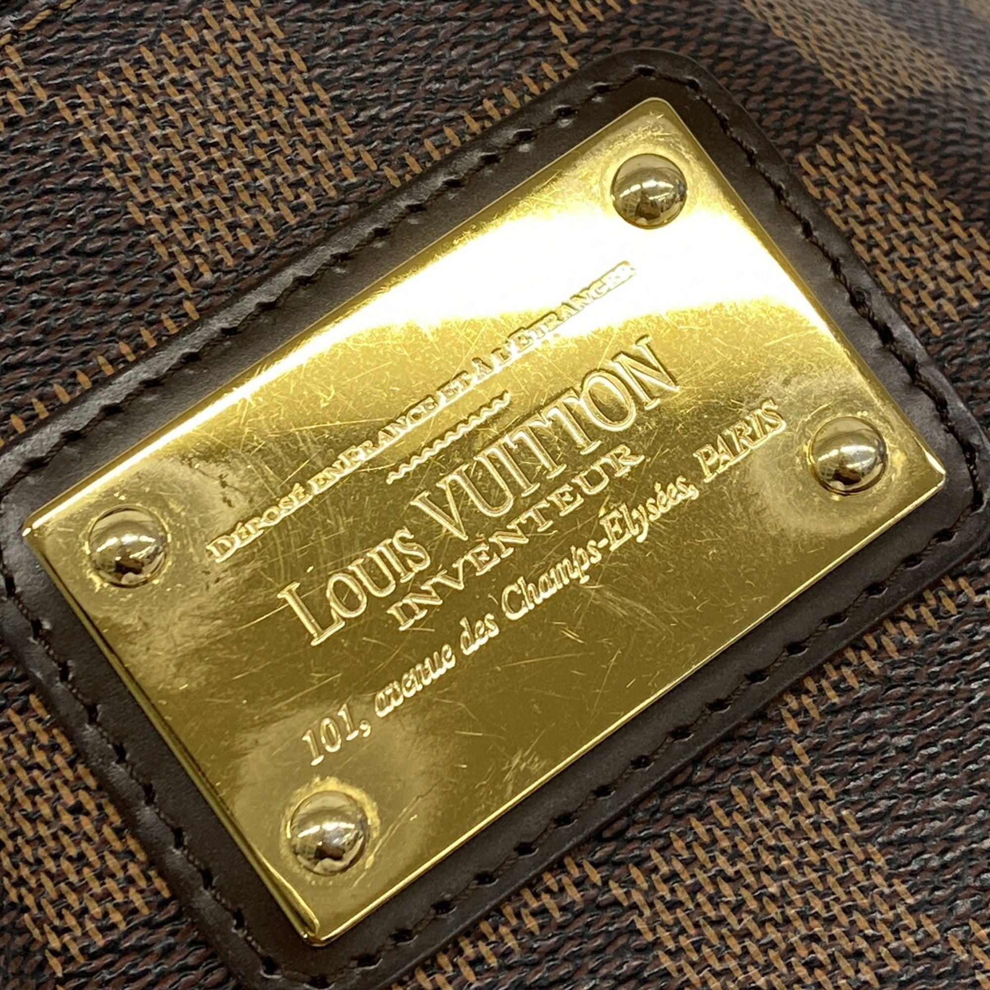 Louis Vuitton Ebene Handbag (Pre-Owned)
