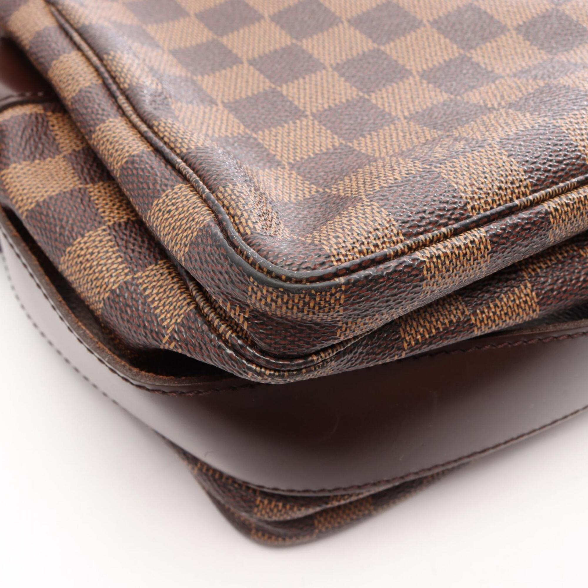 Louis Vuitton Brown Coated Canvas Pvc Leather Handbag Shoulder Bag (Pre-Owned)