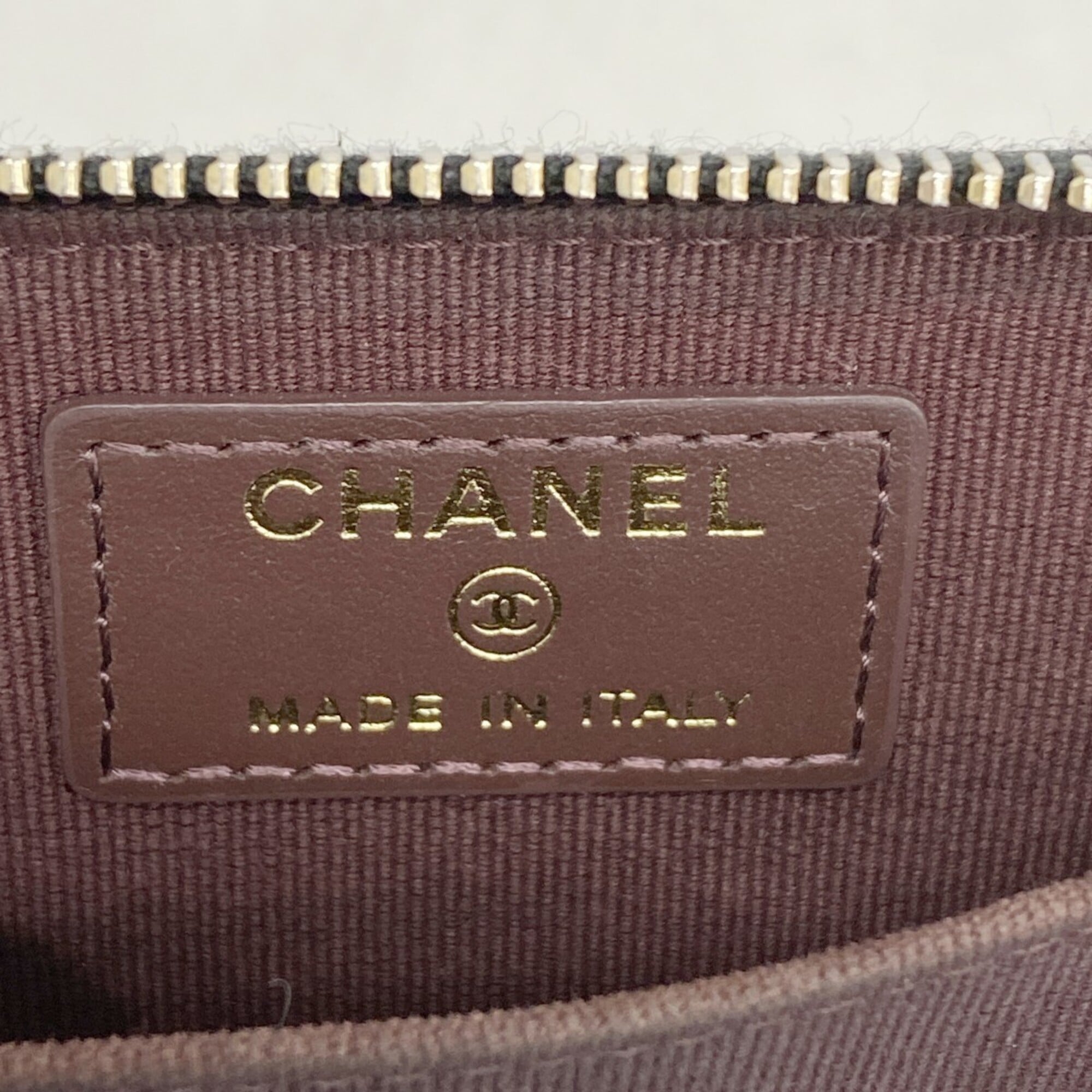 Chanel Black Grained Calfskin Coin Purse/Coin Case (Pre-Owned)