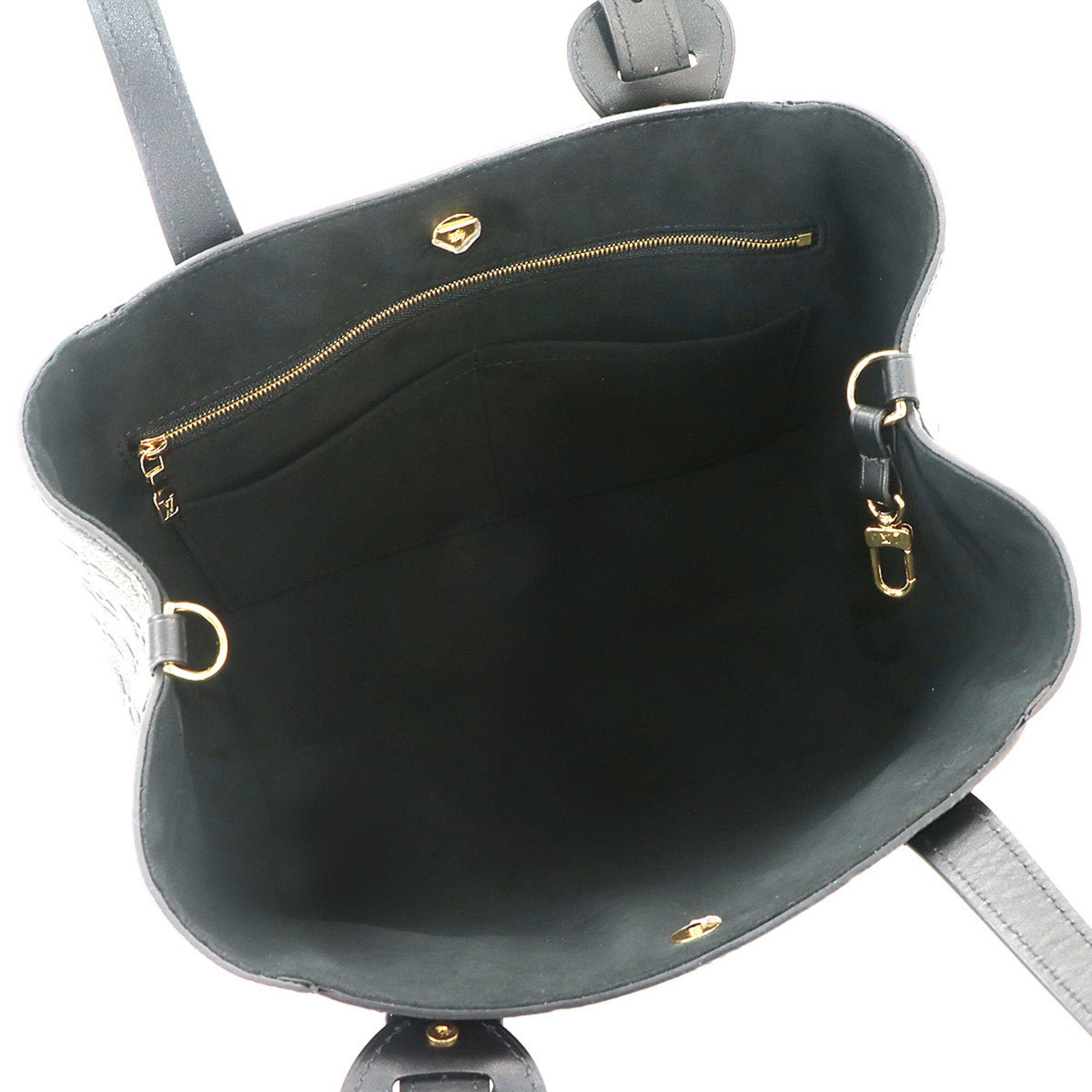 Louis Vuitton Monogram Noir Monogram Empreinte Handbag Tote Bag (Pre-Owned)