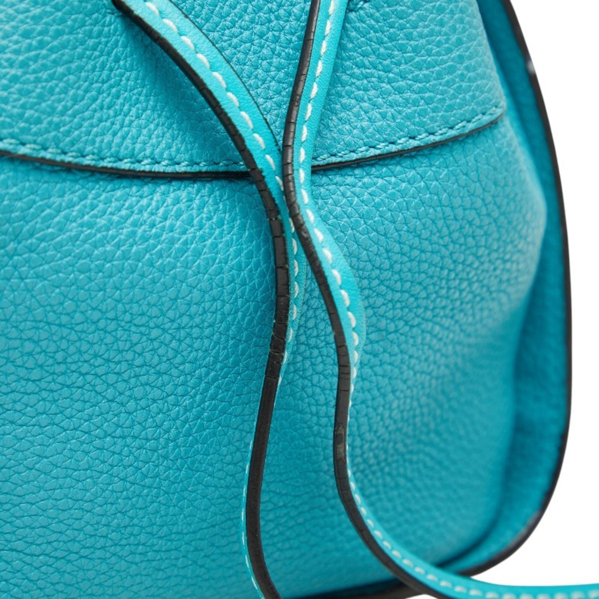 Loewe Hammock Blue Leather Handbag Shoulder Bag (Pre-Owned)