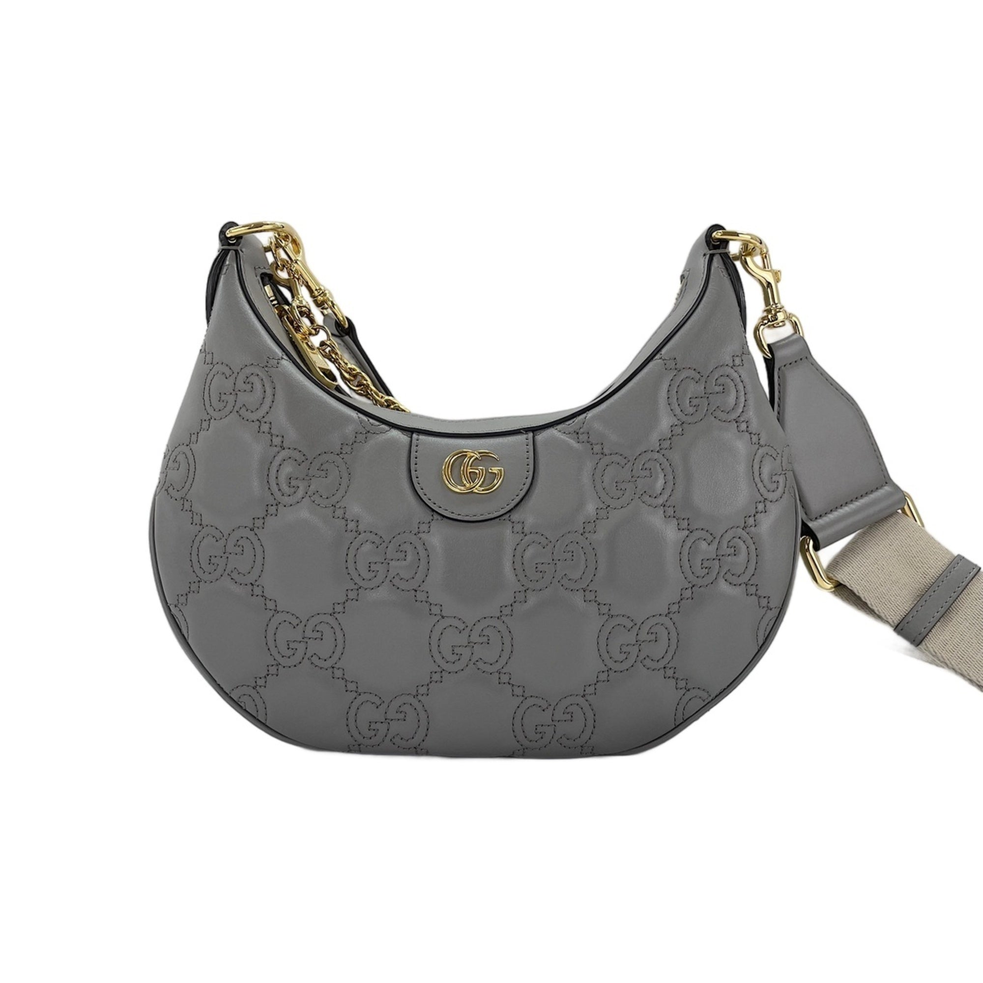 Gucci Gray Handbag (Pre-Owned)