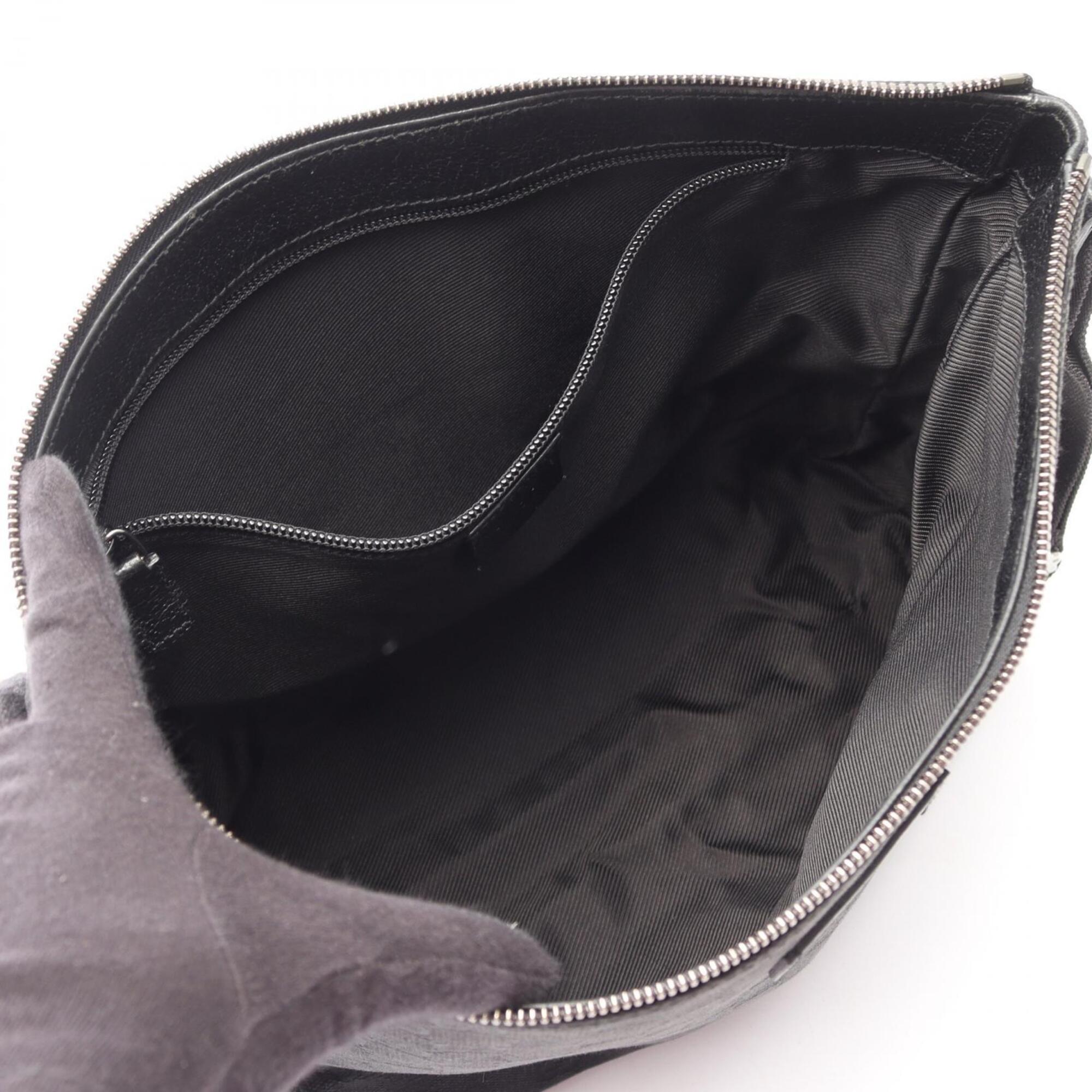 Gucci Gg Canvas Black Gg Canvas Handbag Shoulder Bag (Pre-Owned)