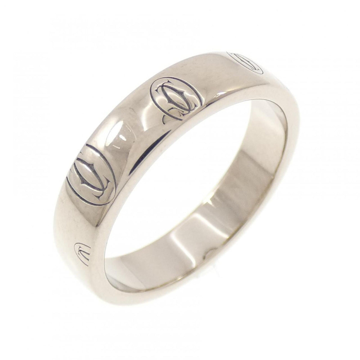 Cartier White Gold White Gold (18K) Band Ring (Pre-Owned)