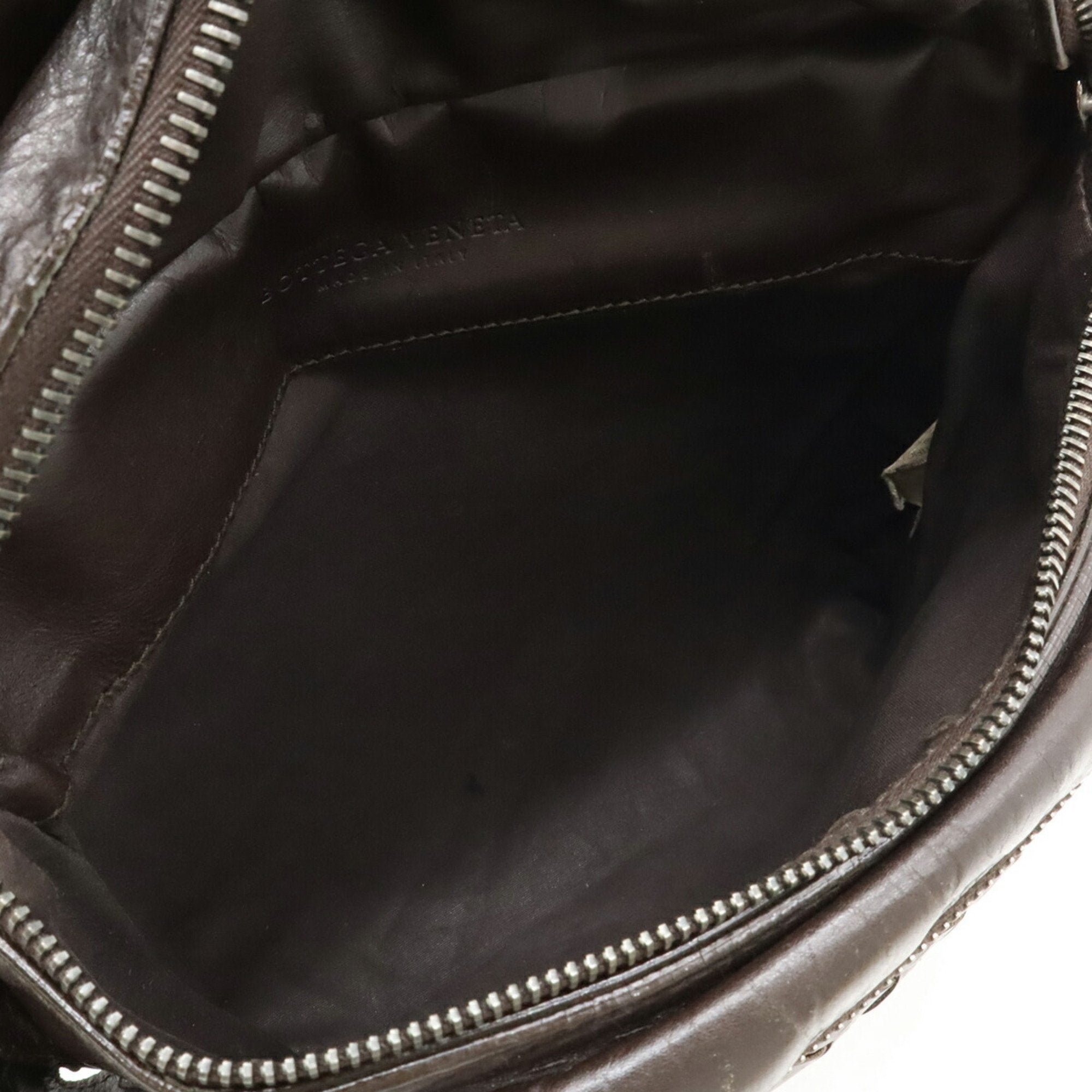 Bottega Veneta Brown Dark Brown Intrecciato Fanny Pack (Pre-Owned)