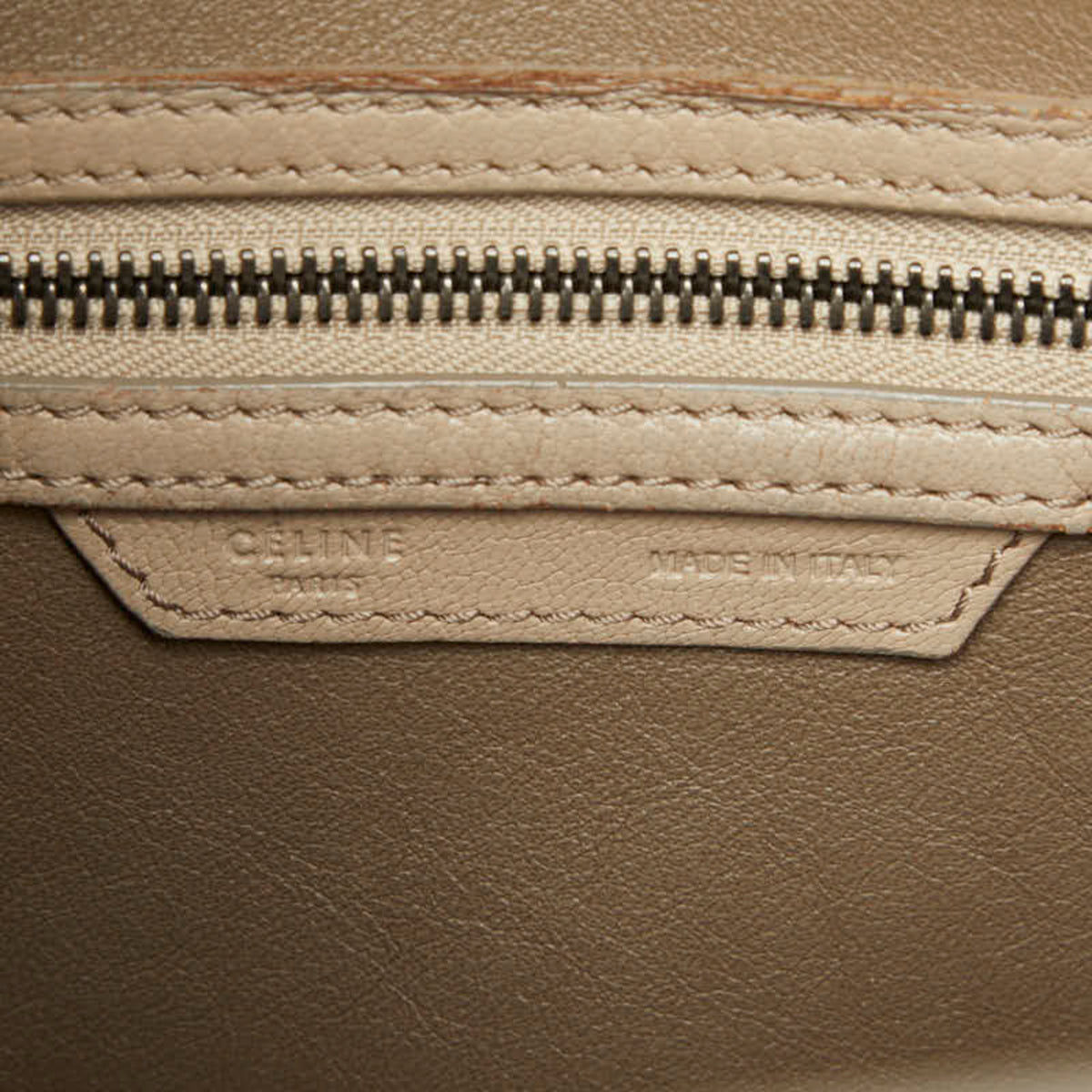 Celine Beige Leather Handbag (Pre-Owned)