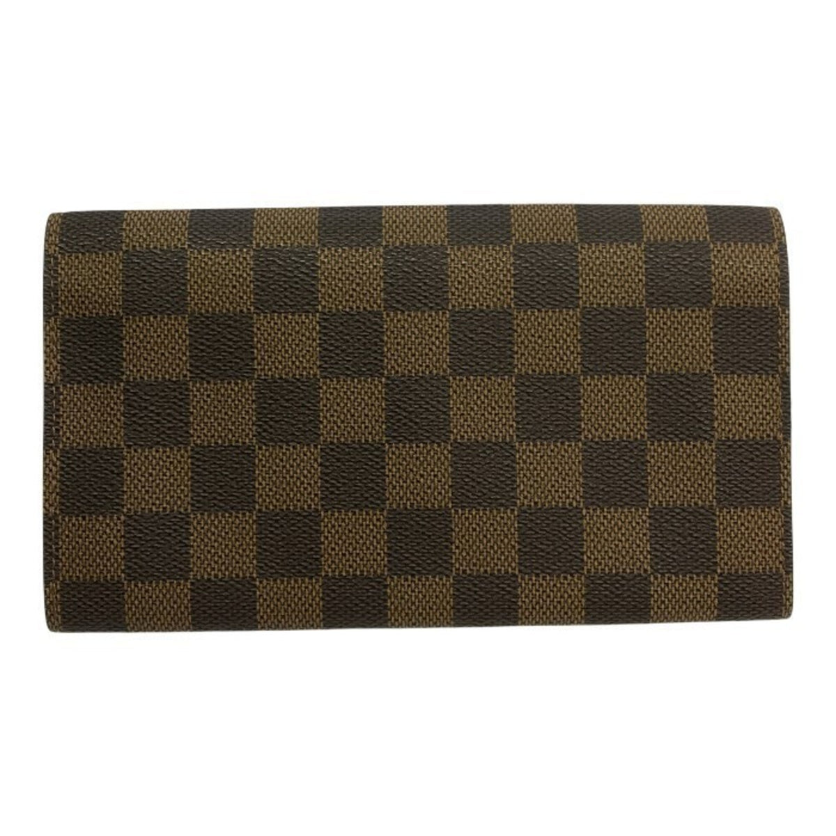 Louis Vuitton Damier Brown Long Wallet (Bi-Fold) (Pre-Owned)