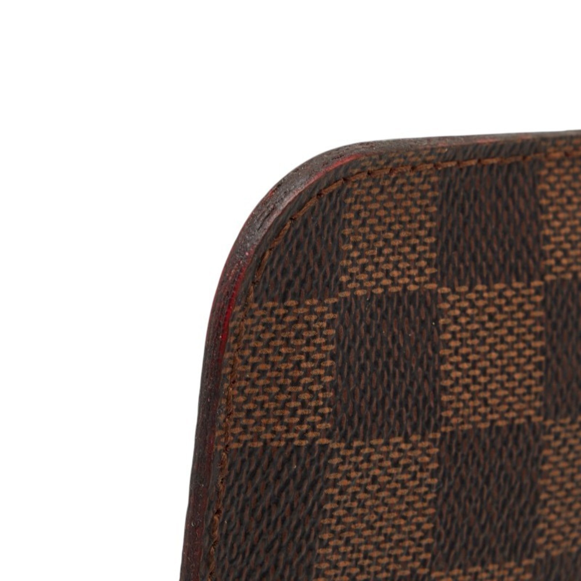 Louis Vuitton Damier Brown Pvc Leather Handbag Pouch (Pre-Owned)