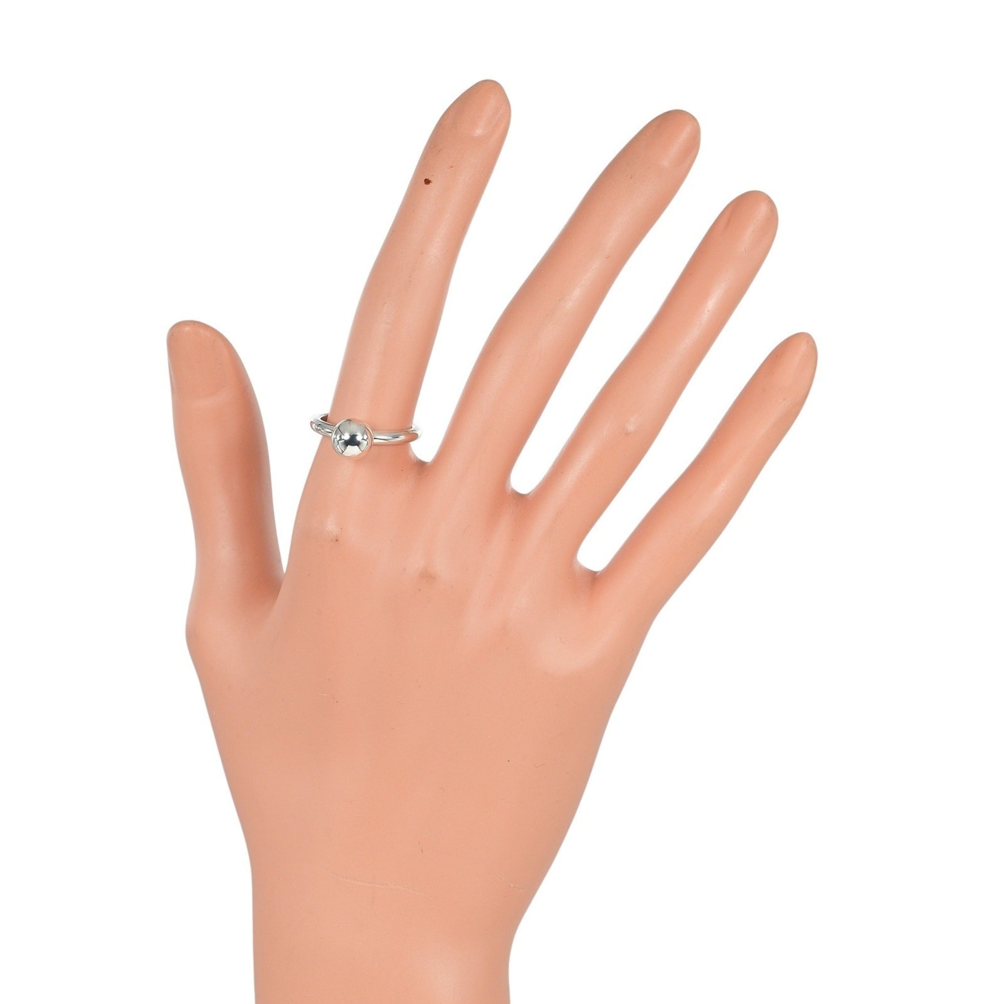 Tiffany Silver Silver 925 Band Ring (Pre-Owned)