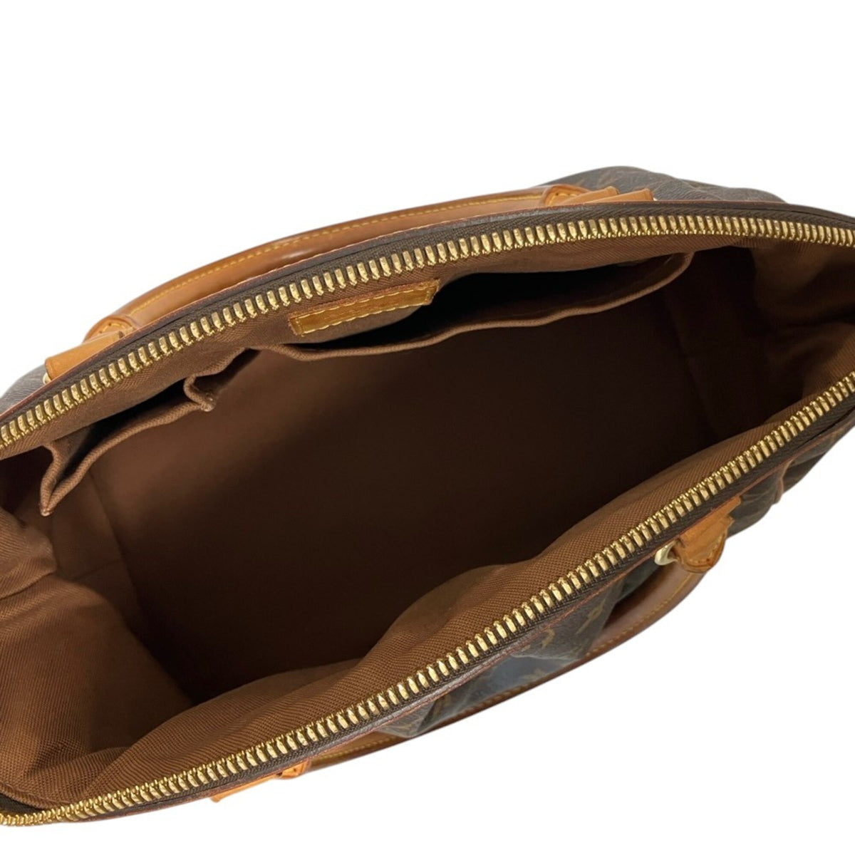 Louis Vuitton Brown Monogram Canvas Handbag (Pre-Owned)