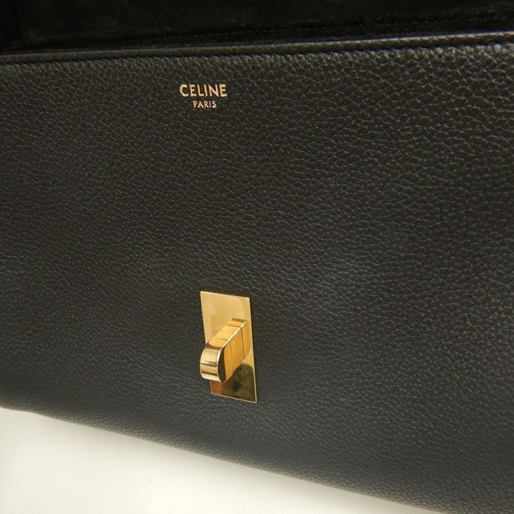 Celine Black Leather Shoulder Bag (Pre-Owned)
