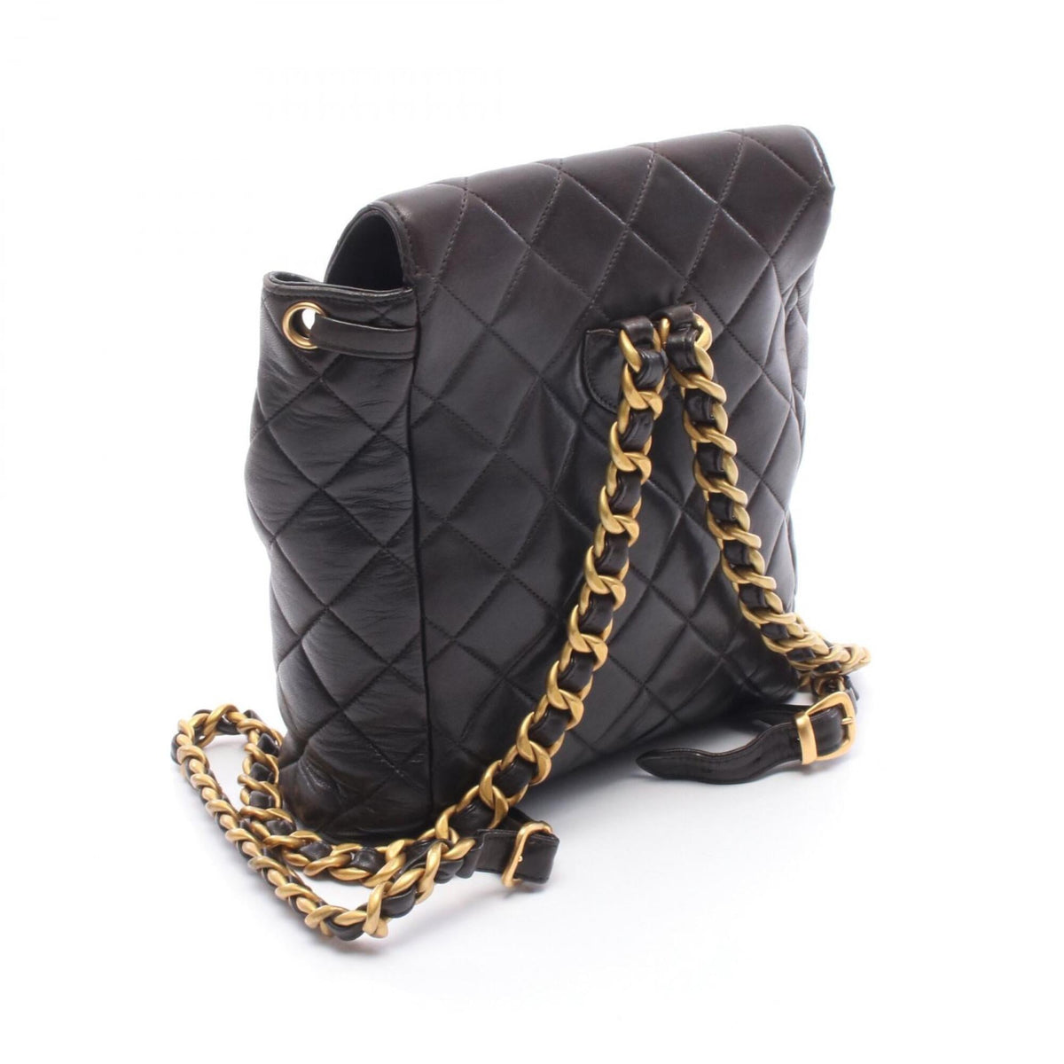 Chanel Black Leather Backpack (Pre-Owned)