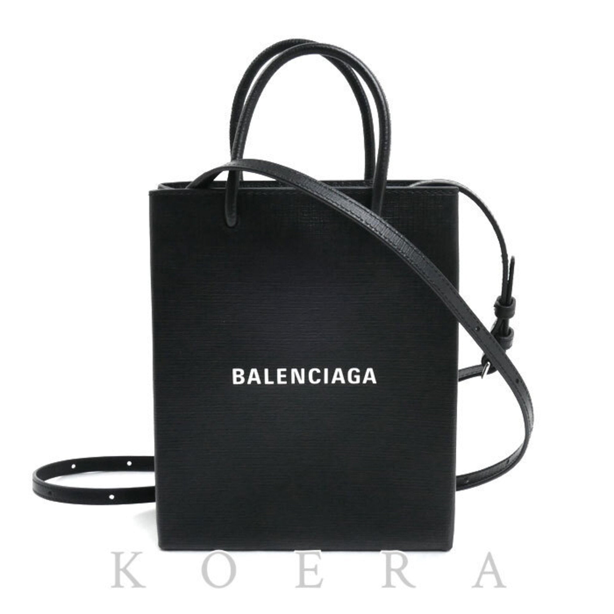 Balenciaga Black Leather Tote Bag (Pre-Owned)
