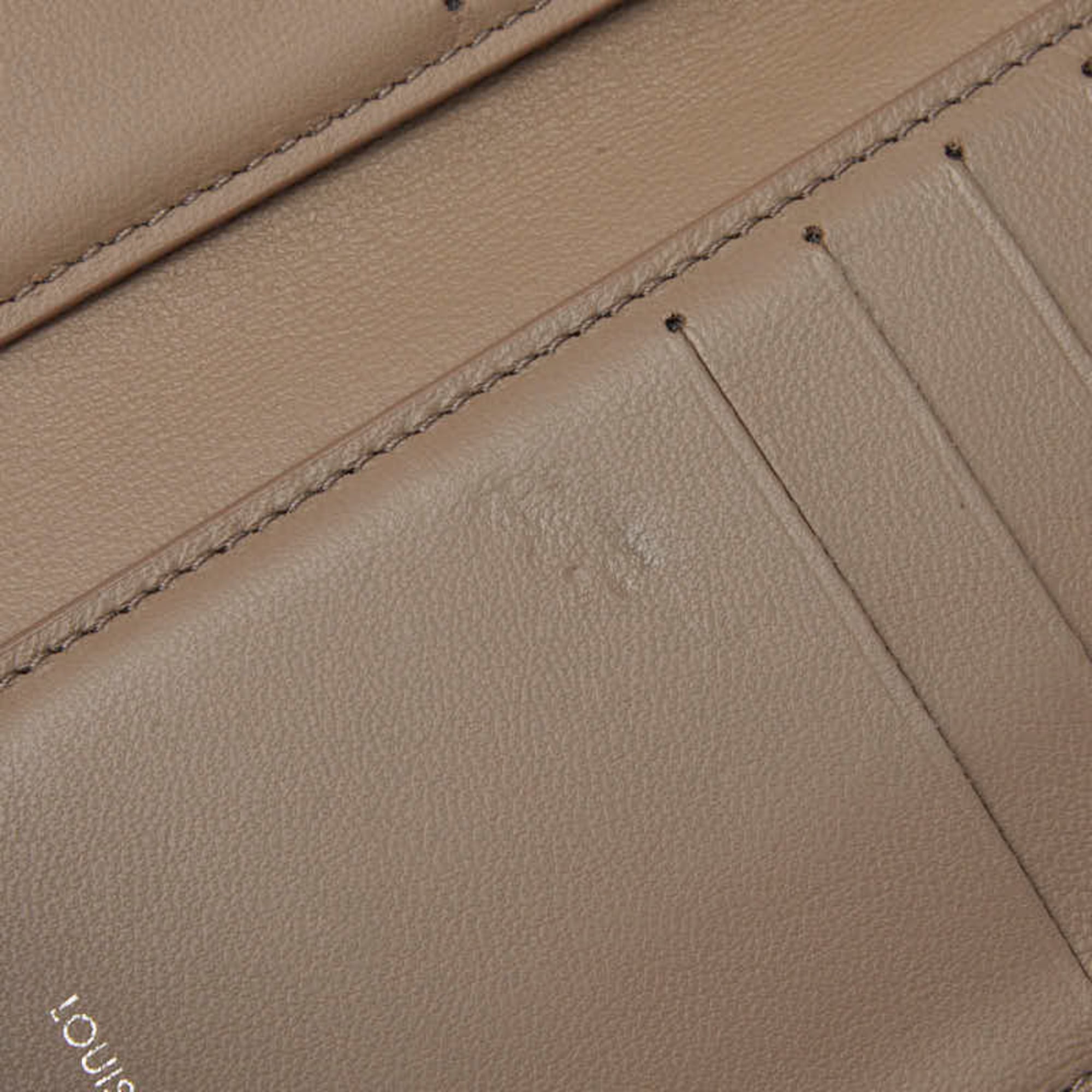 Louis Vuitton Magnolia Pink Leather Wallet (Tri-Fold) (Pre-Owned)