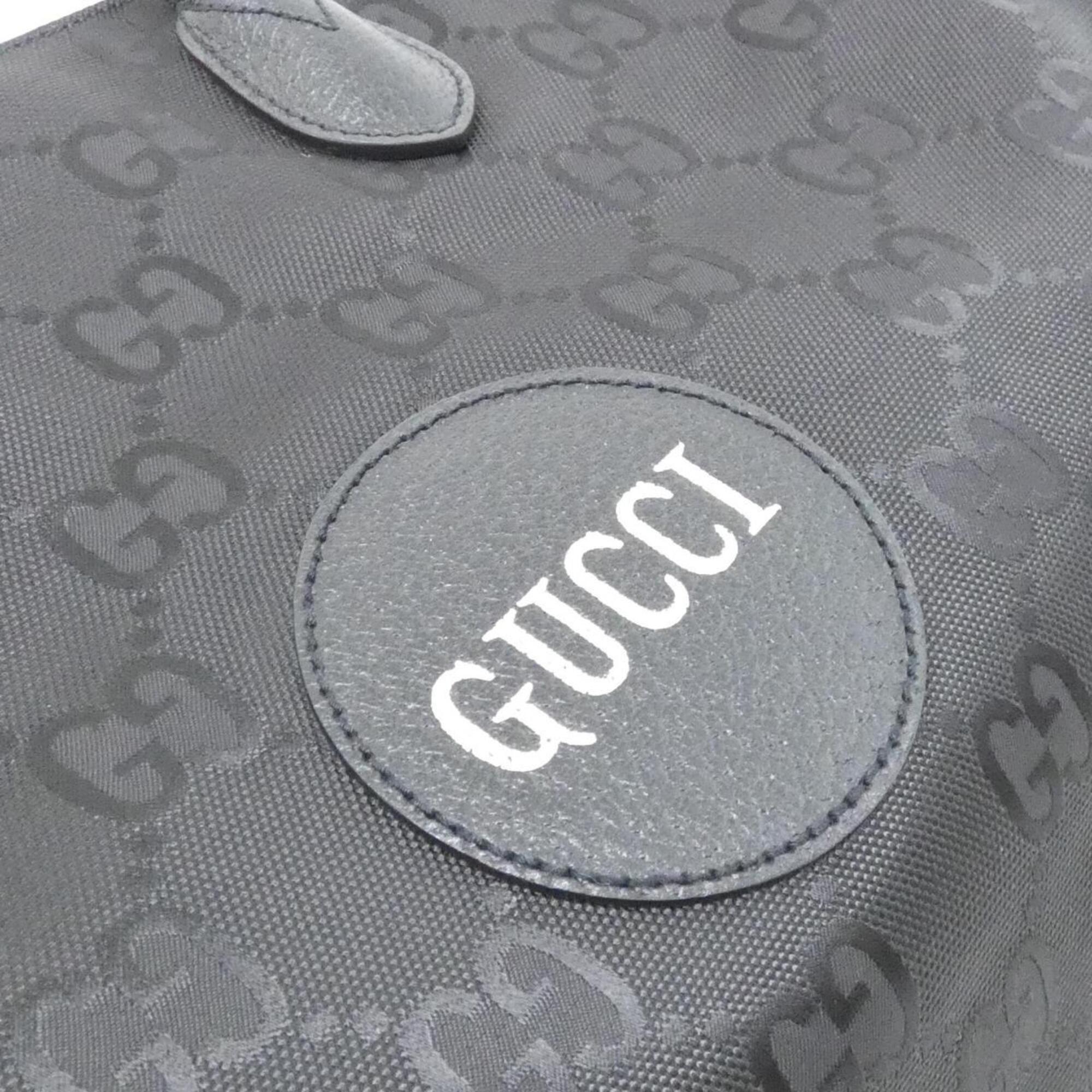 Gucci Black Nylon Leather Handbag (Pre-Owned)