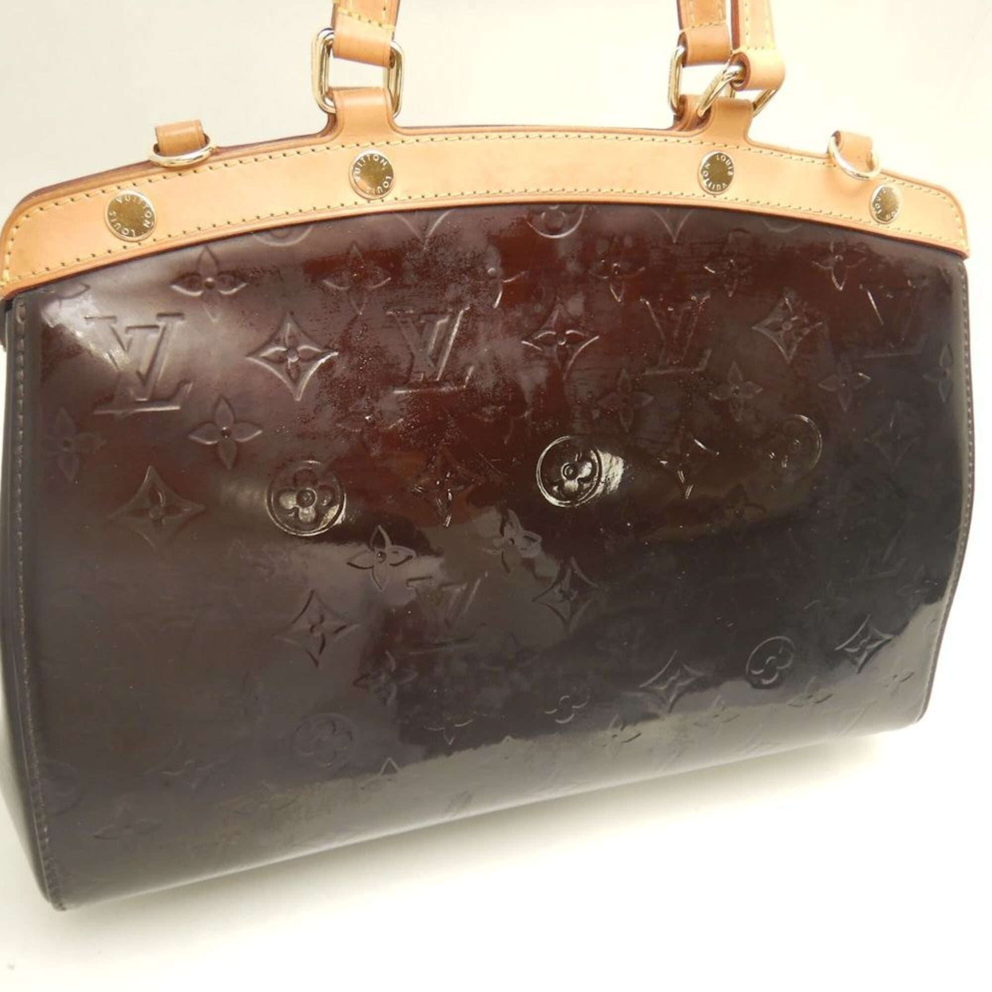Louis Vuitton Monogram Vernis Amarante Monogram Vernis Handbag (Pre-Owned)
