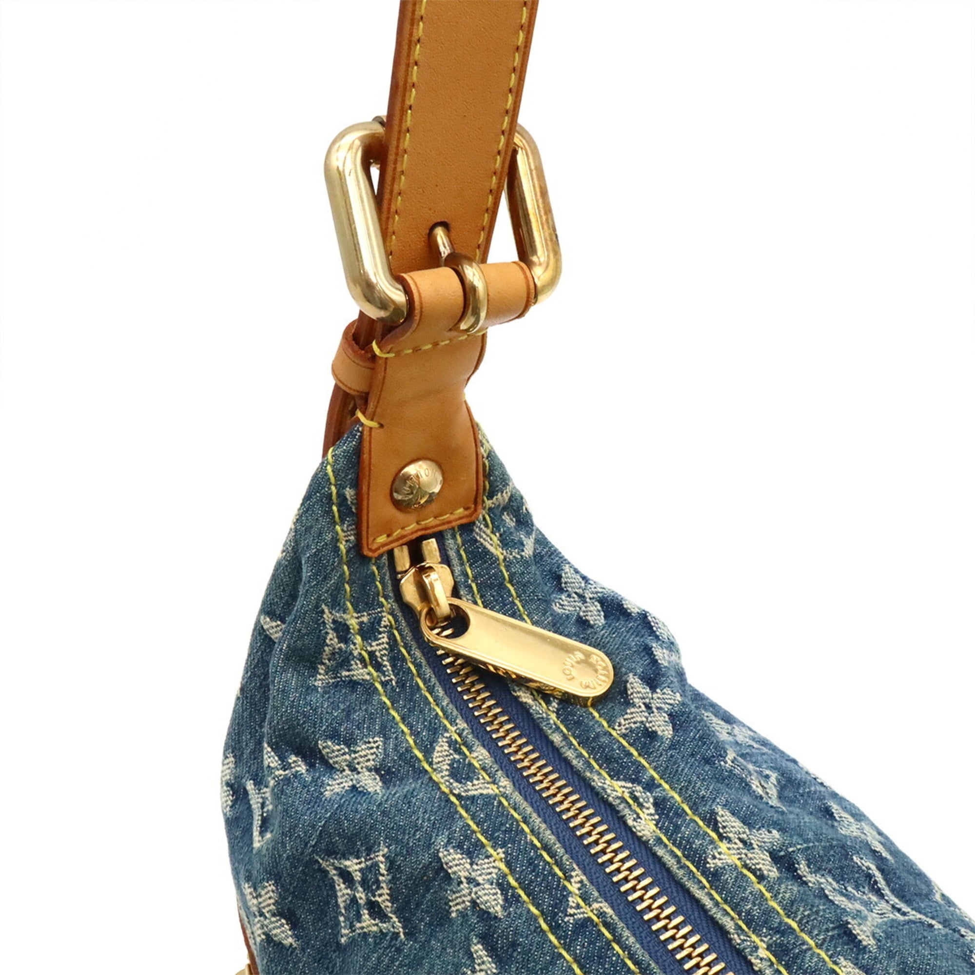 Louis Vuitton Blue Monogram Monogram Denim Shoulder Bag (Pre-Owned)