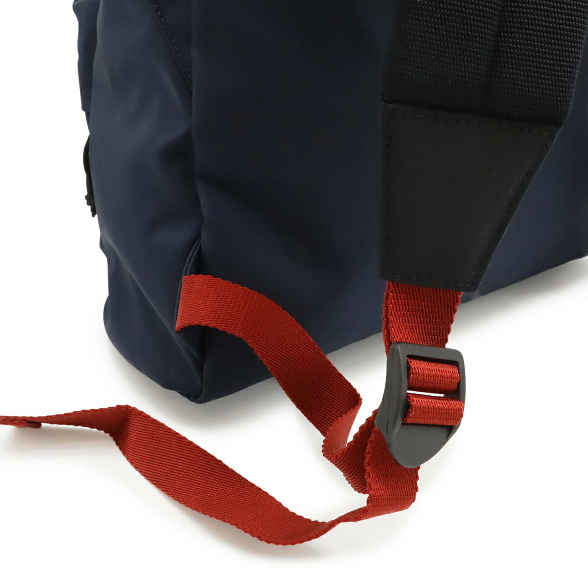 Balenciaga Navy Red Color White Nylon Canvas Backpack (Pre-Owned)