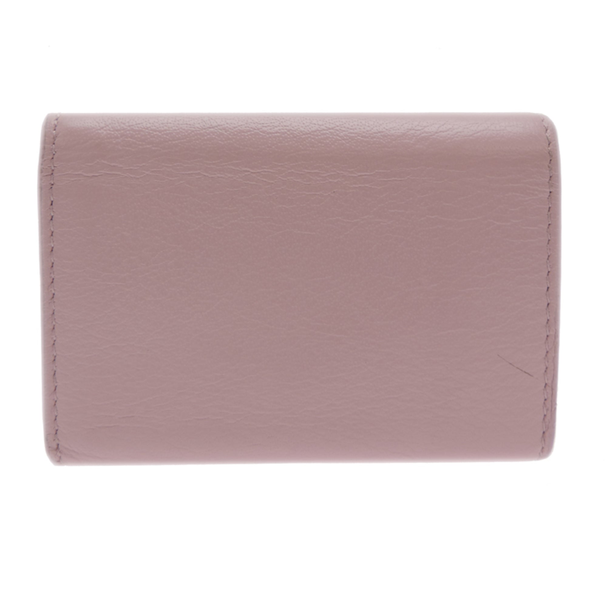 Balenciaga Pink Leather Wallet (Tri-Fold) (Pre-Owned)