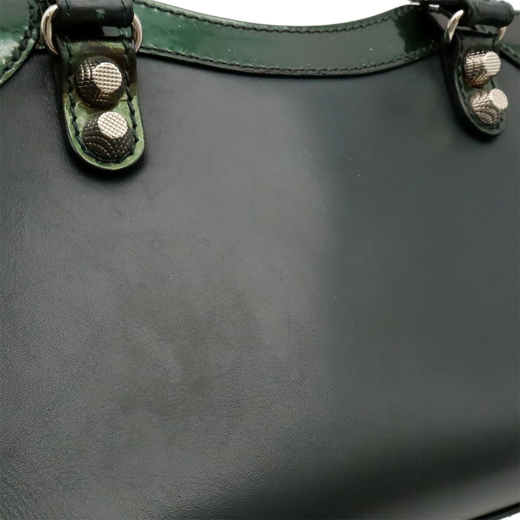 Balenciaga Dark Green Leather Handbag (Pre-Owned)