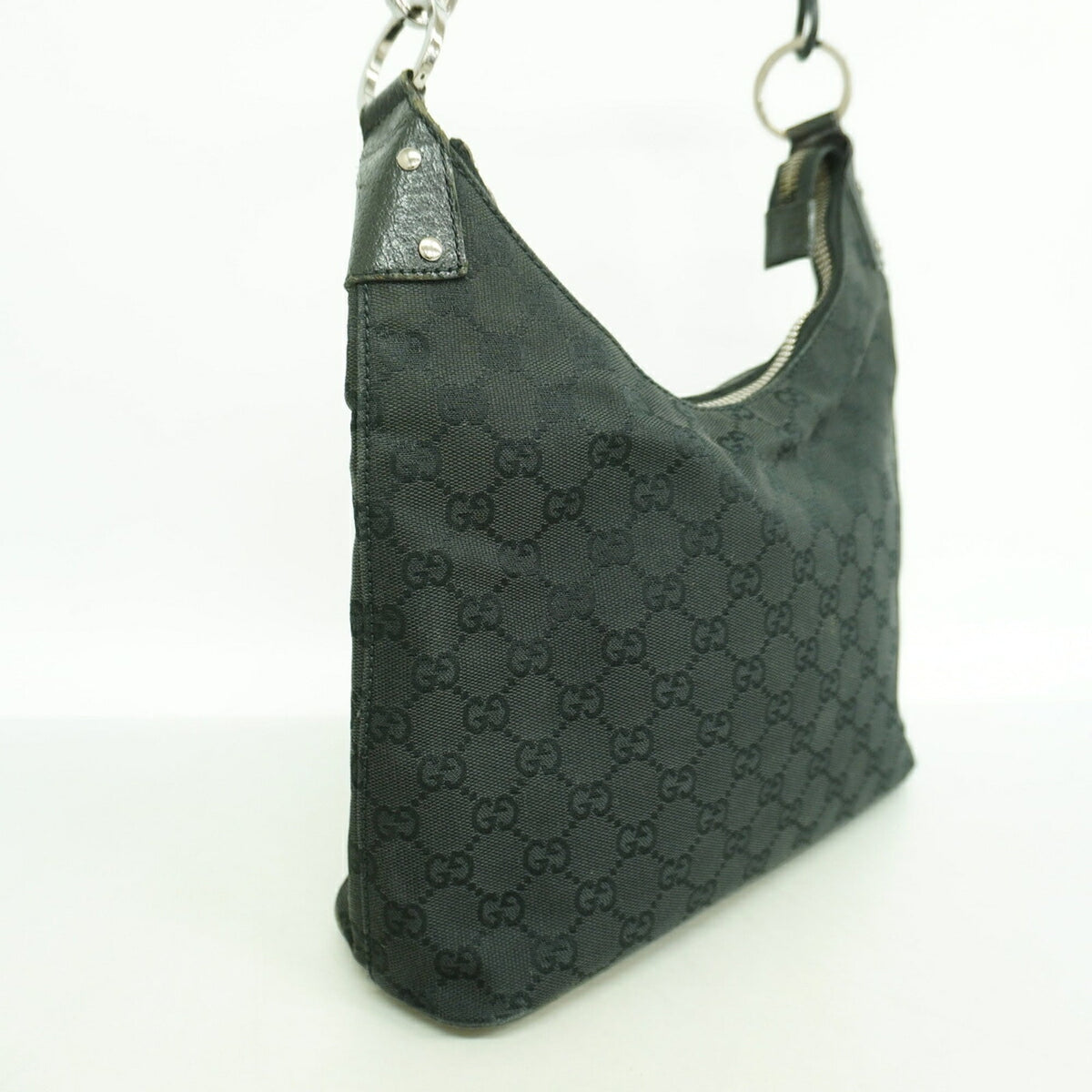 Gucci Black Canvas Handbag (Pre-Owned)