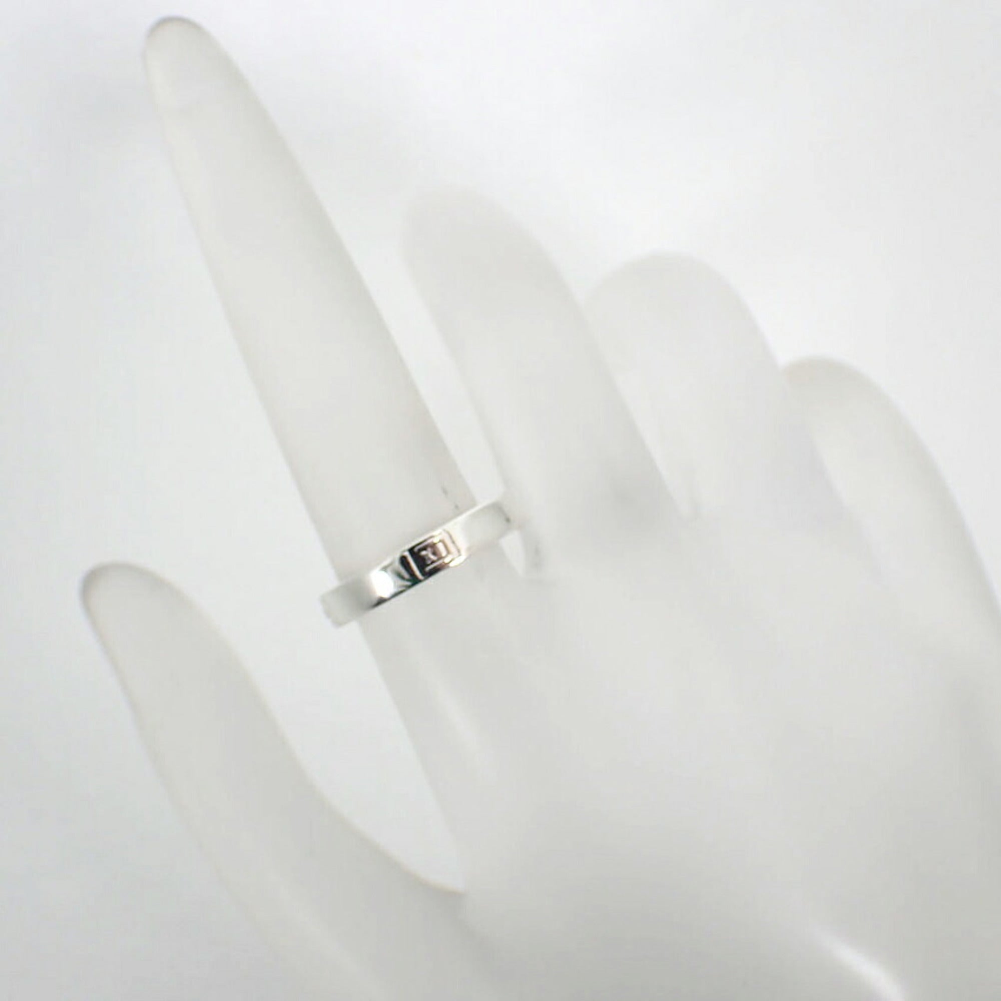 Tiffany Sterling Silver 925 Band Ring (Pre-Owned)