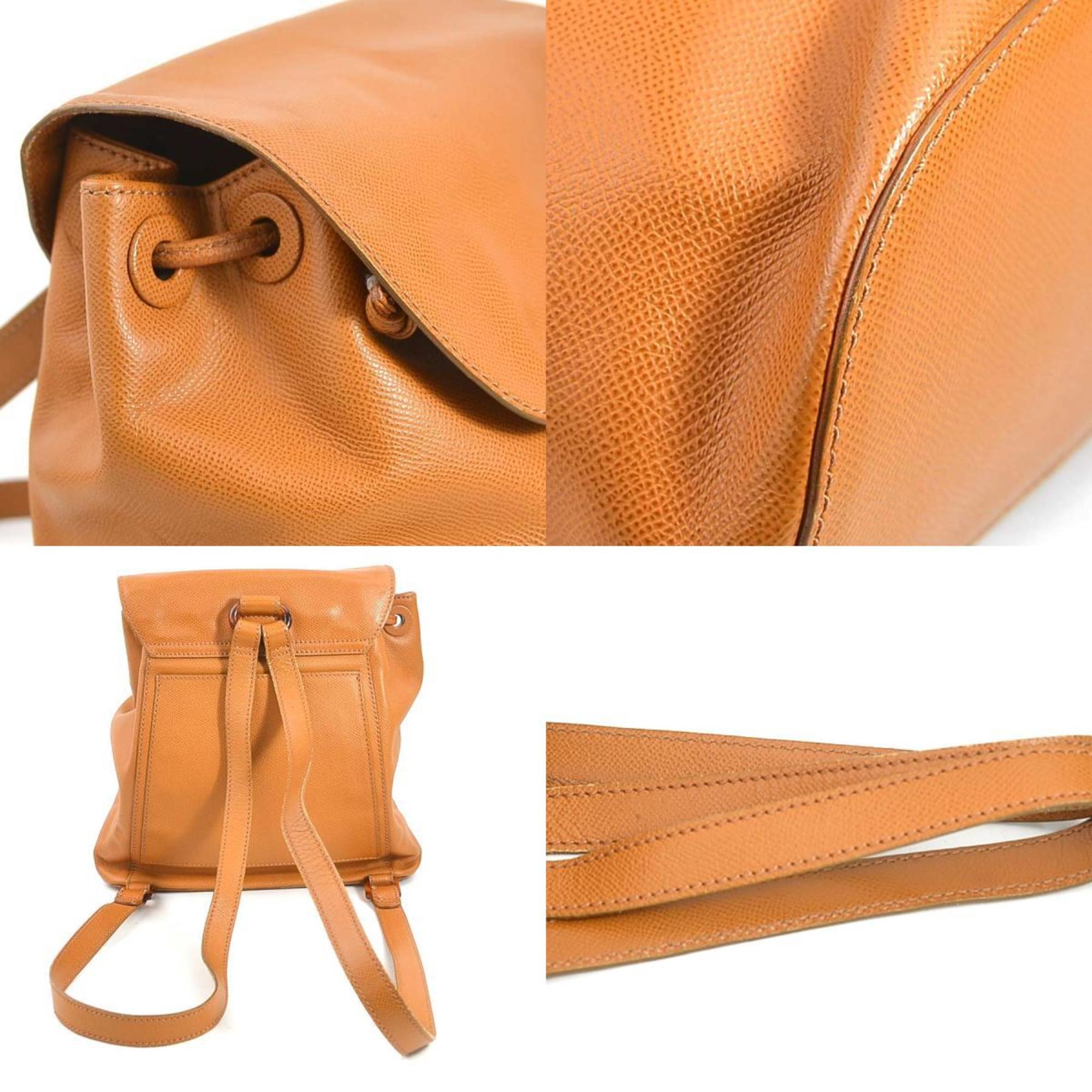 Chanel Brown Leather Backpack (Pre-Owned)