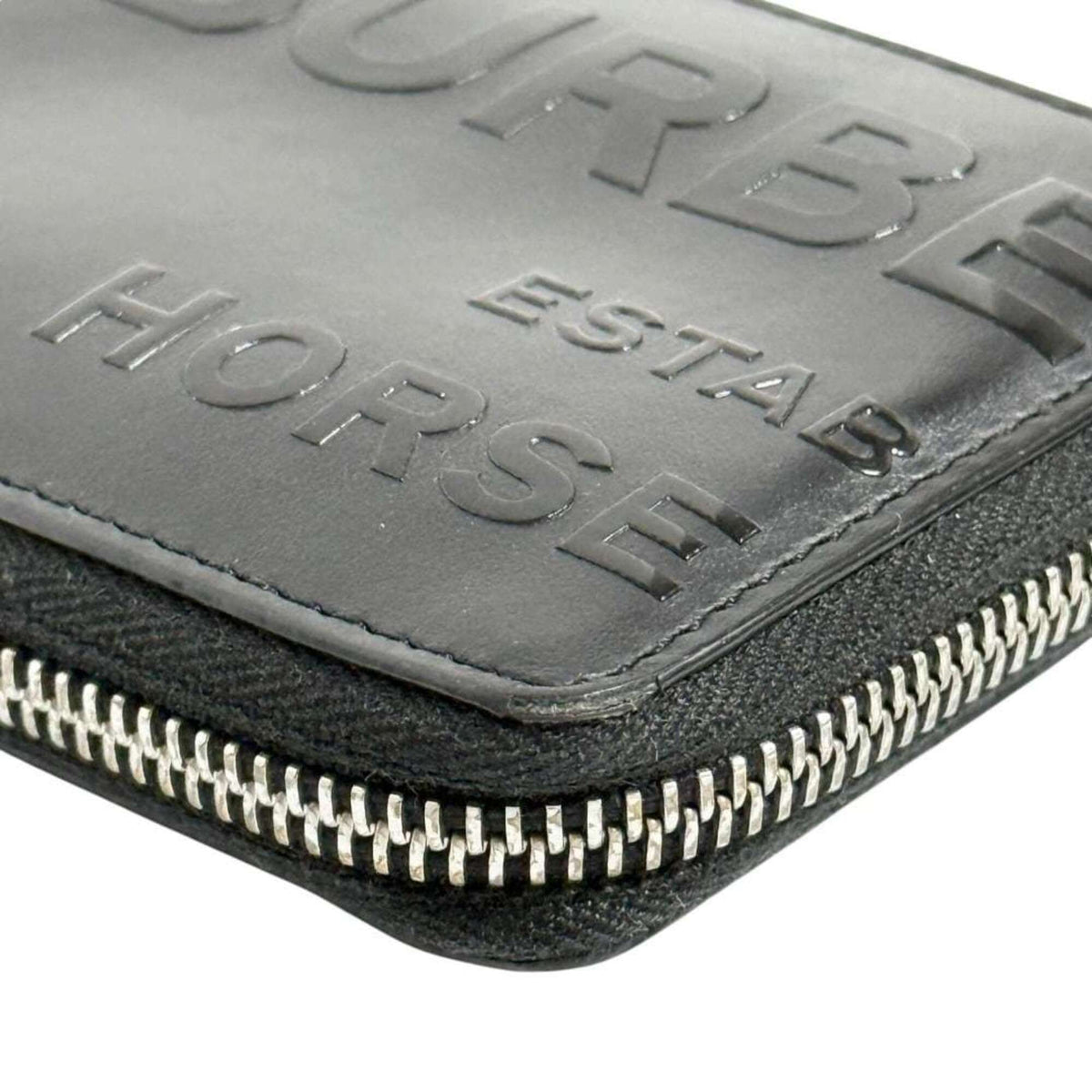 Burberry Black Leather Wallet (Bi-Fold) (Pre-Owned)