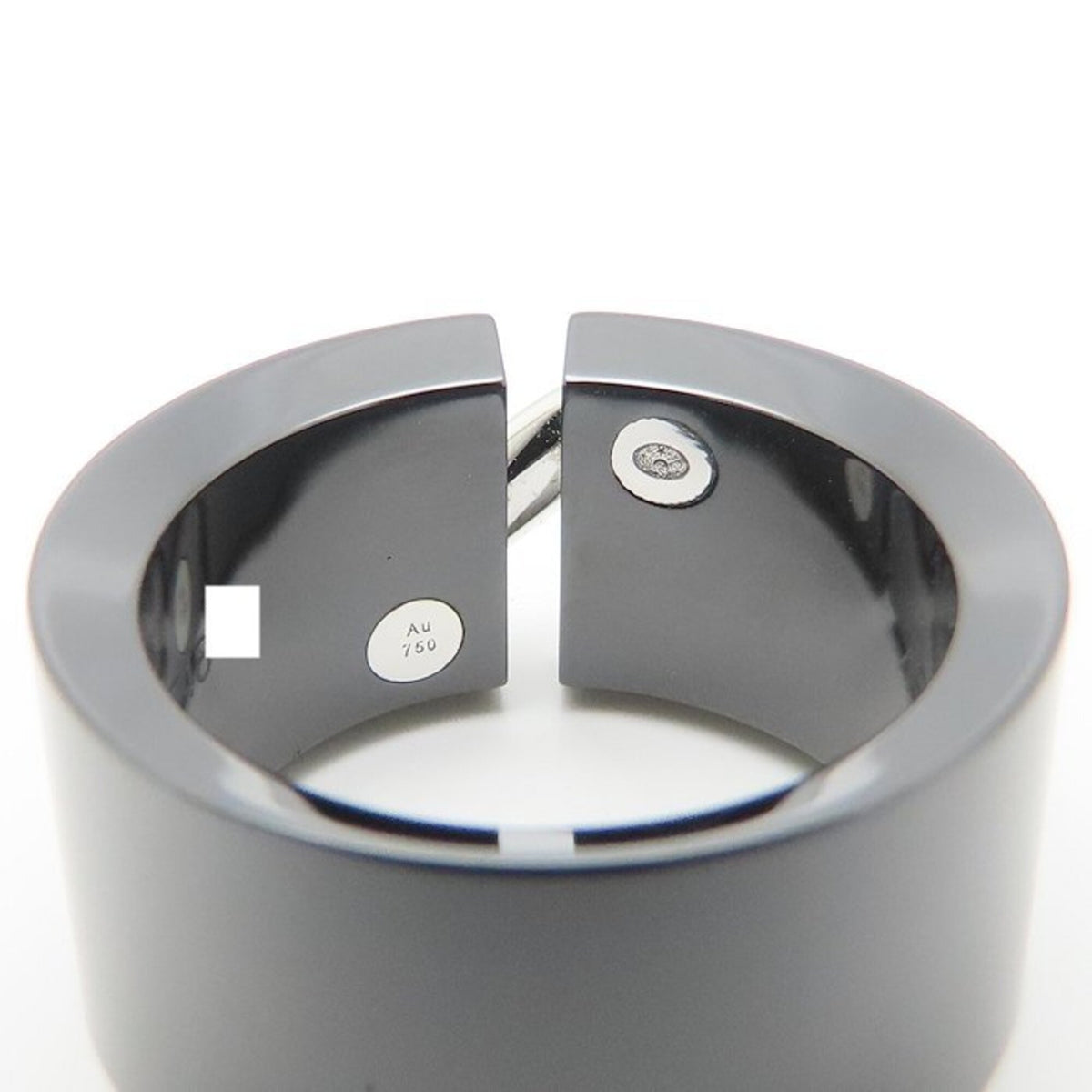 Chaumet White Gold (18K) Ceramic Band Ring (Pre-Owned)