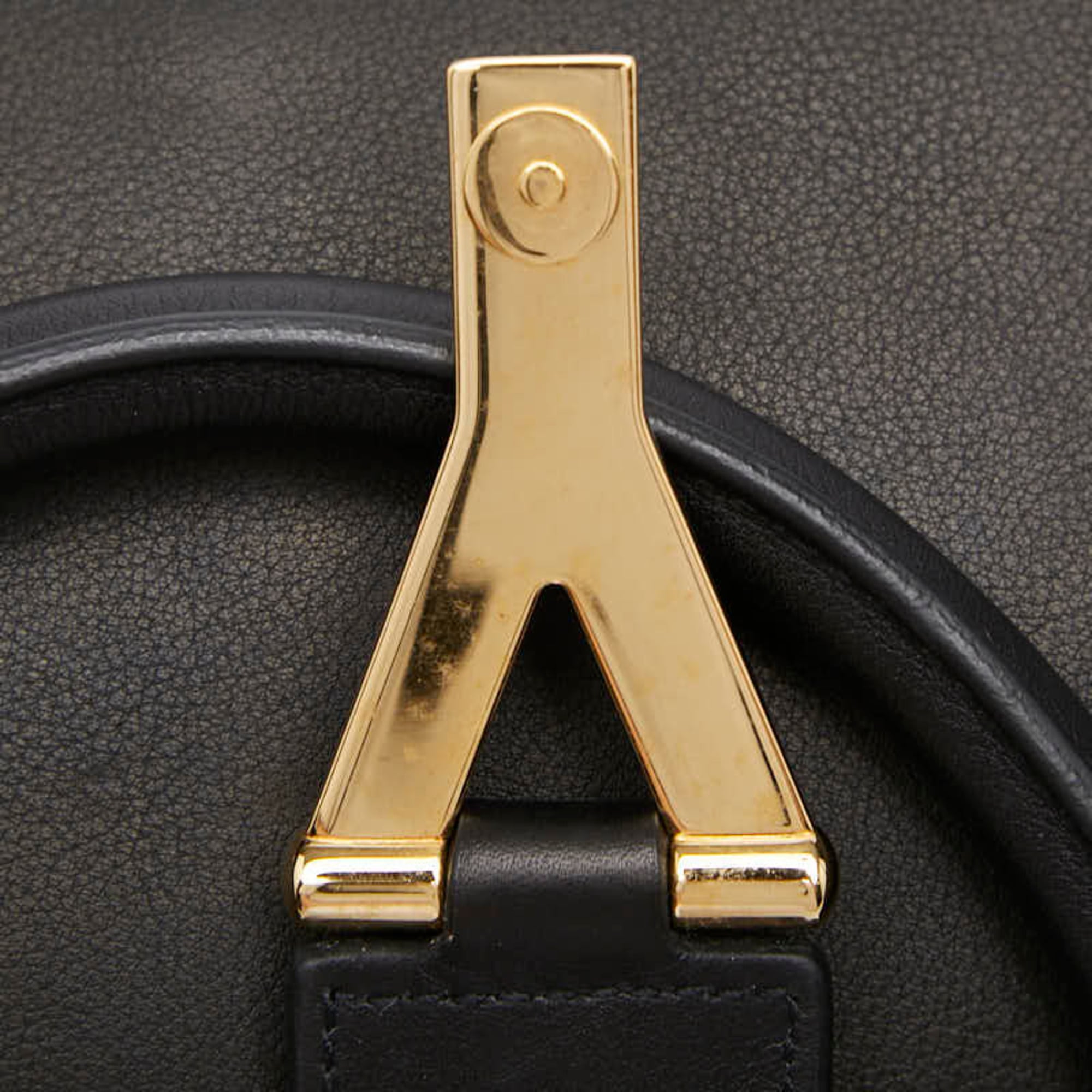 Saint Laurent Black Leather Handbag Shoulder Bag (Pre-Owned)