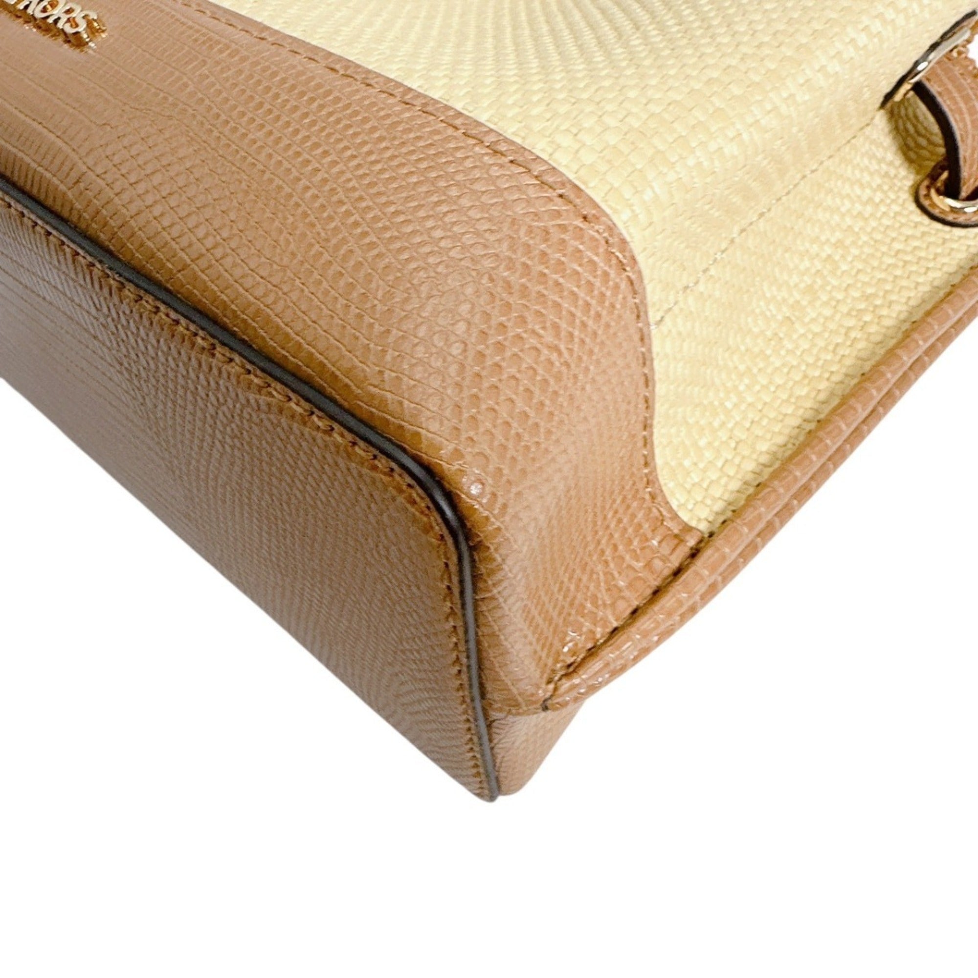 Michael Kors Brown Elastane Handbag Shoulder Bag (Pre-Owned)