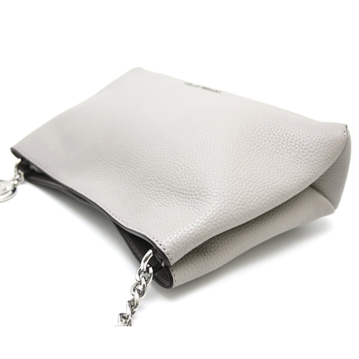 Michael Kors Gray Leather Shoulder Bag (Pre-Owned)
