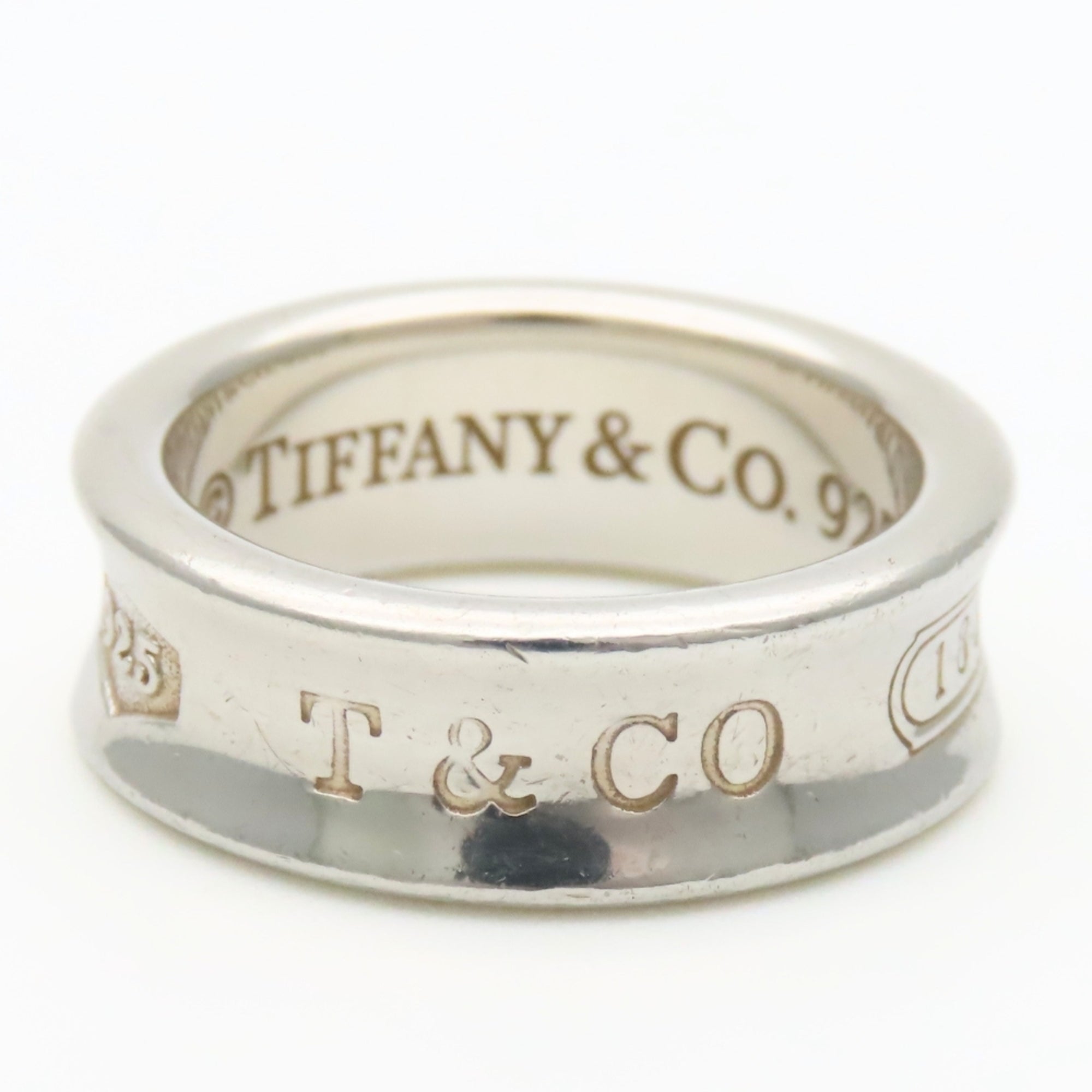 Tiffany Silver Silver 925 Band Ring (Pre-Owned)