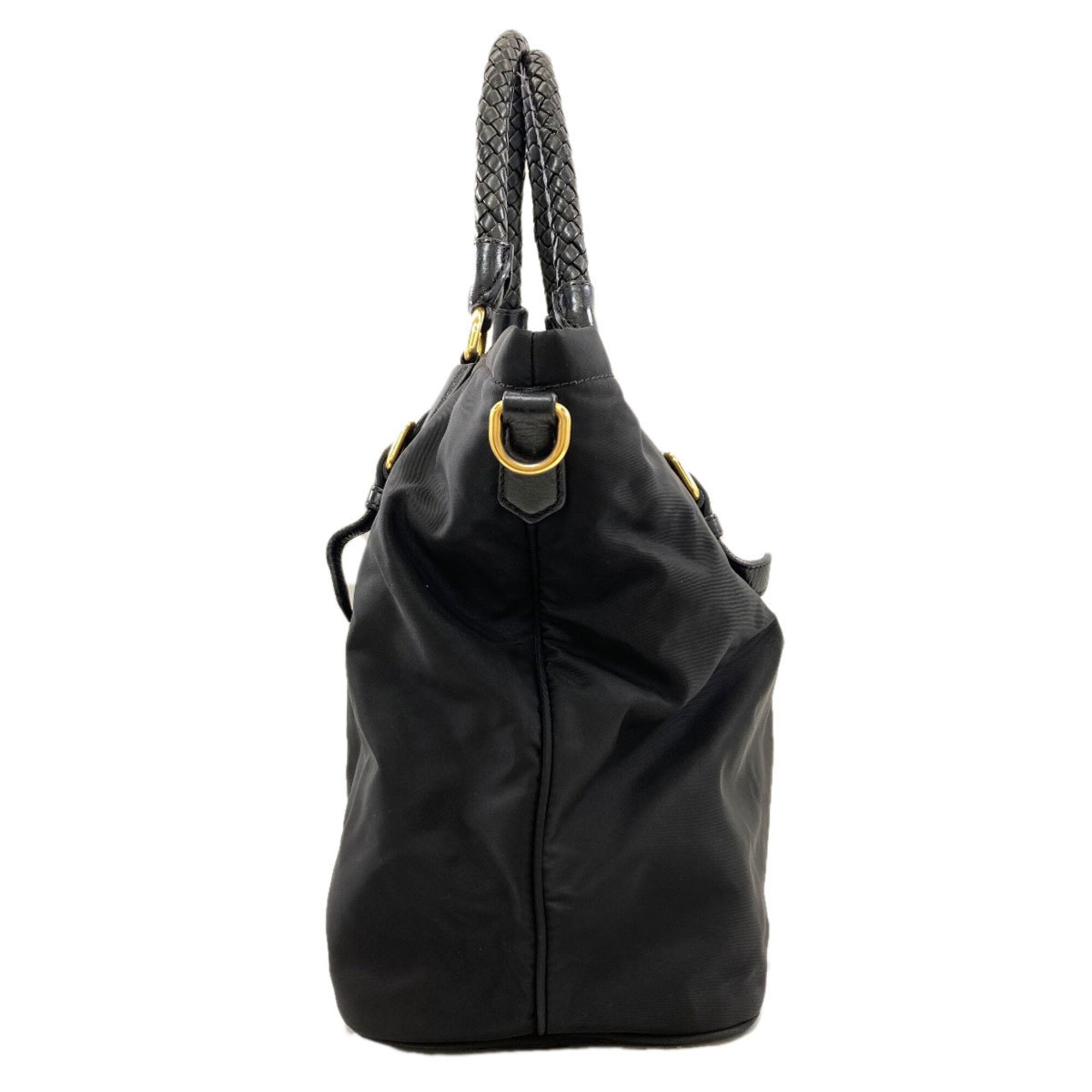 Prada Black Nylon Tote Bag (Pre-Owned)