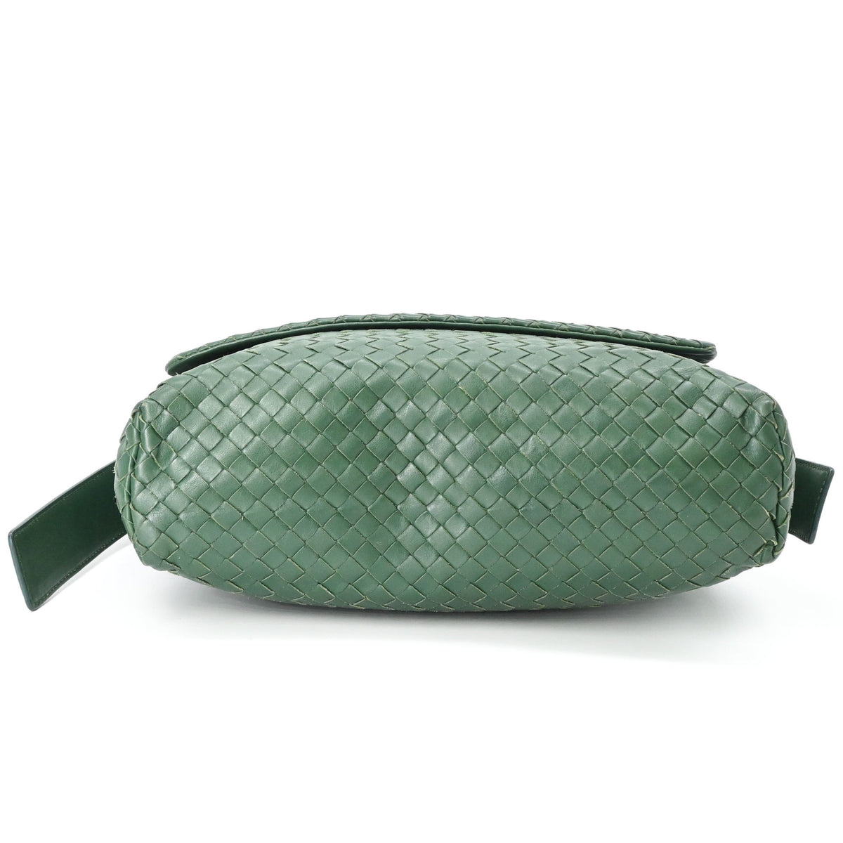 Bottega Veneta Intrecciato Green Intrecciato Shoulder Bag (Pre-Owned)