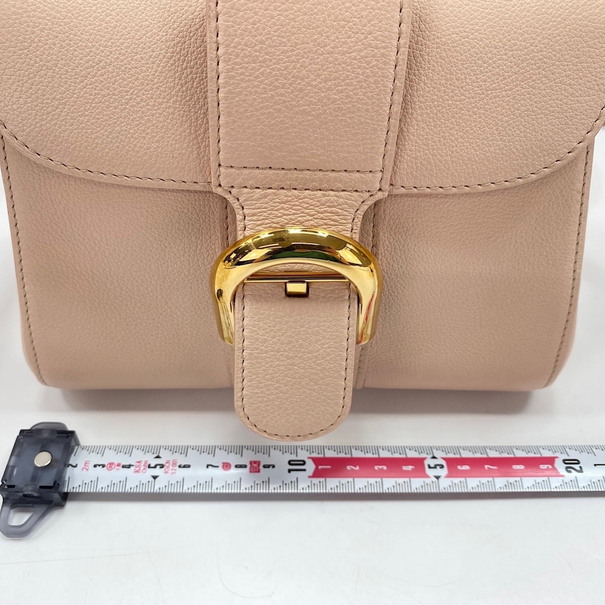 Delvaux Pink Handbag Shoulder Bag (Pre-Owned)