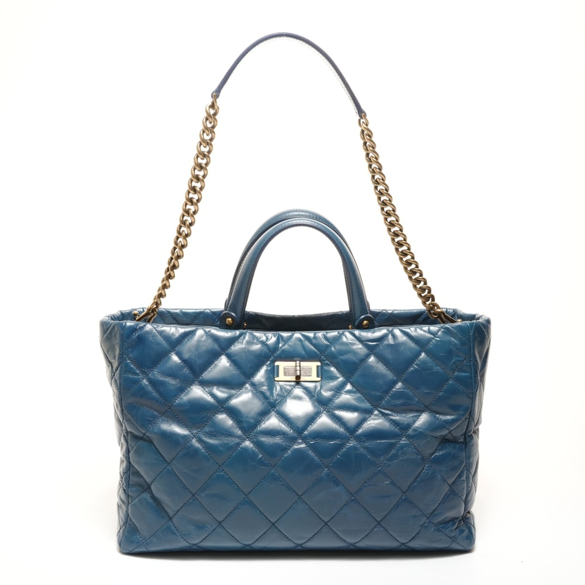 Chanel Blue Handbag (Pre-Owned)
