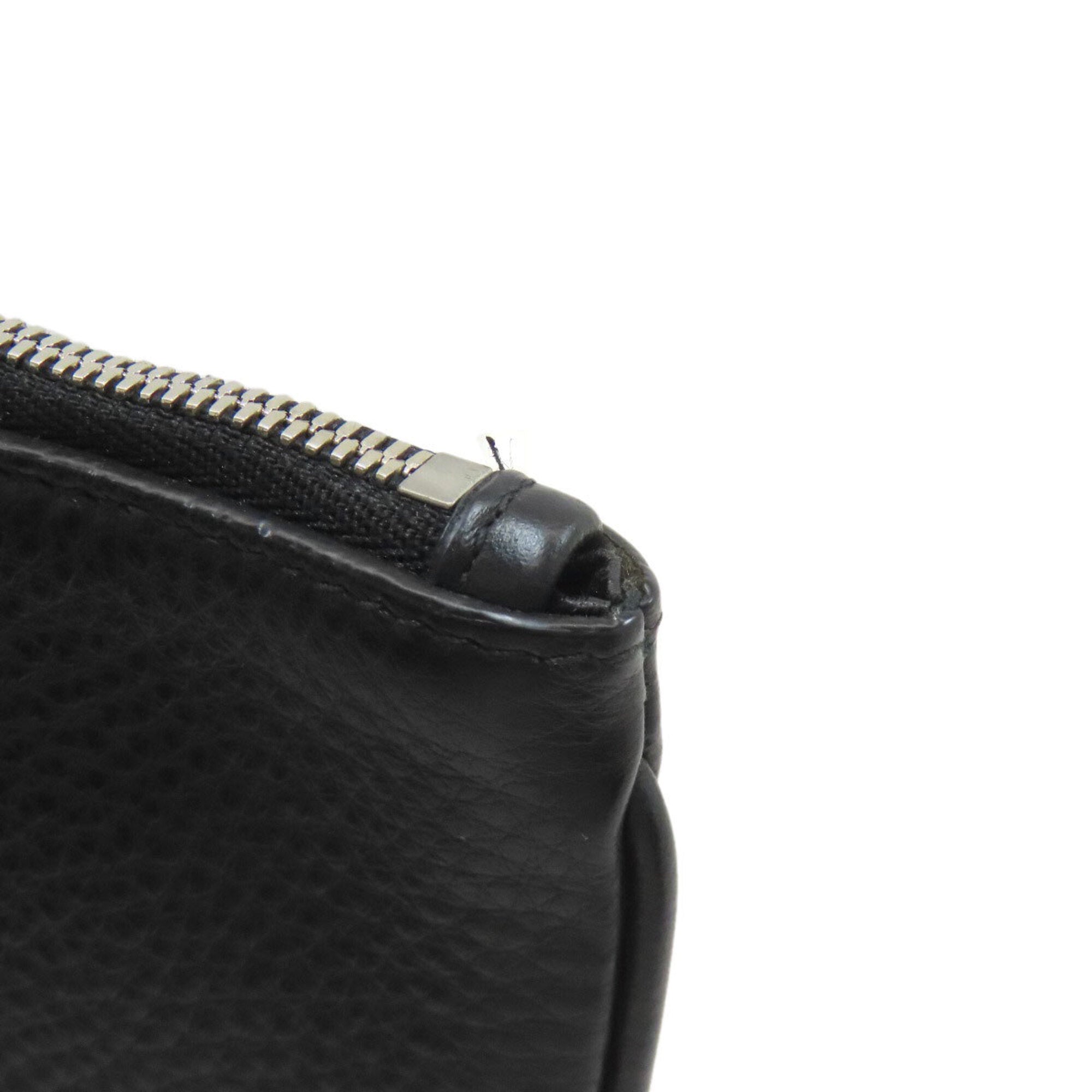 Balenciaga Black Leather Pouch (Pre-Owned)