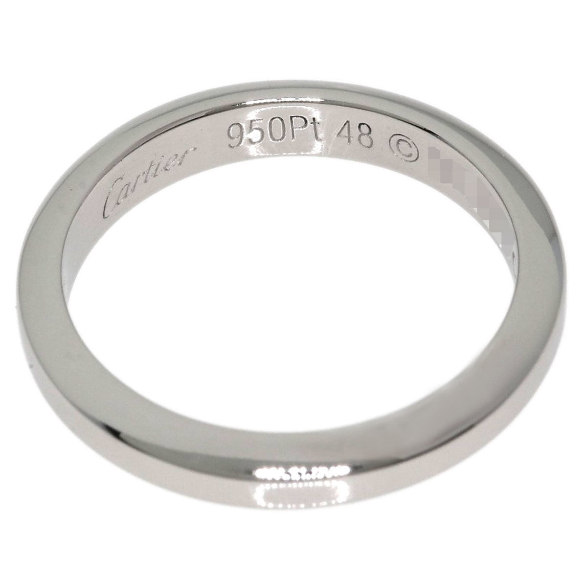Cartier Platinum 950 Band Ring (Pre-Owned)